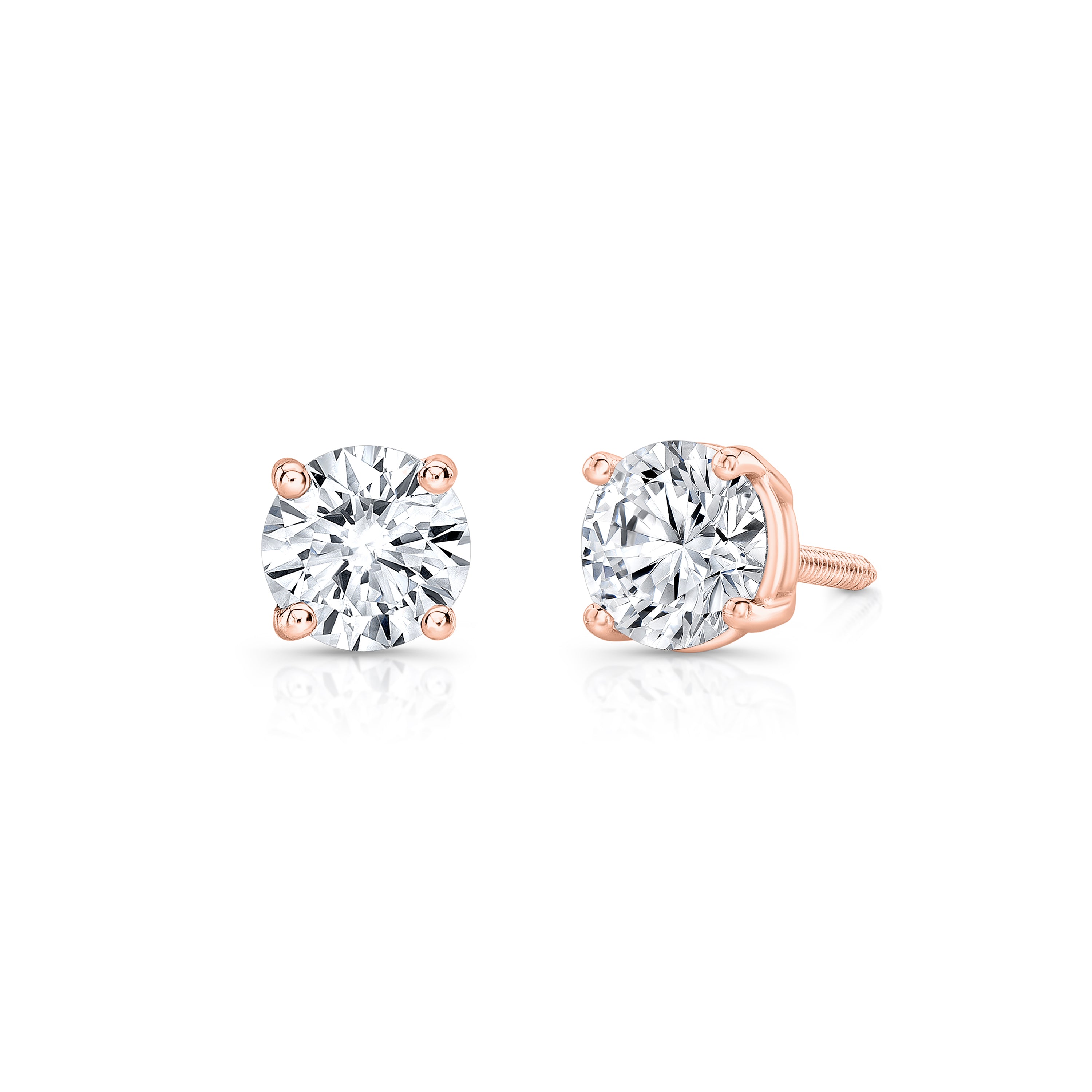 Classic Diamond Studs (1 ctw)