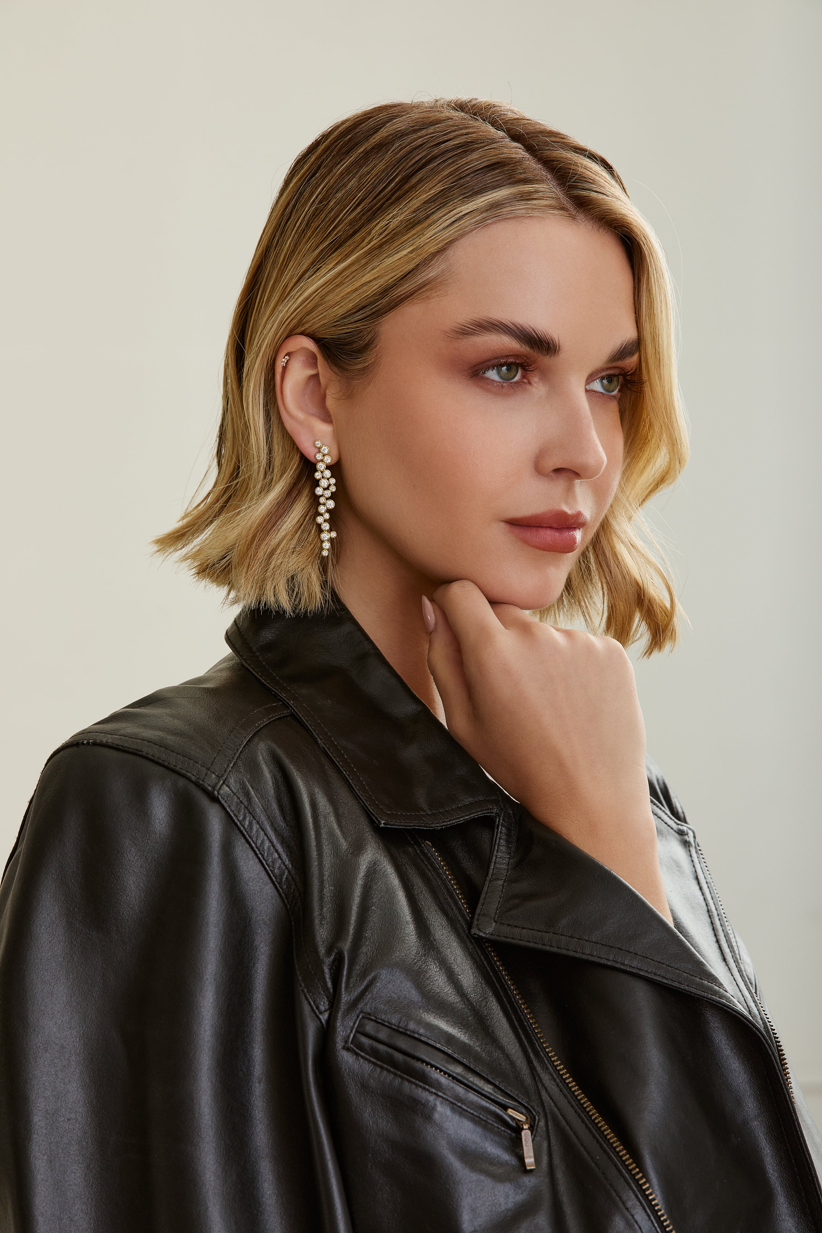 Aurelia Diamond Drop Earrings