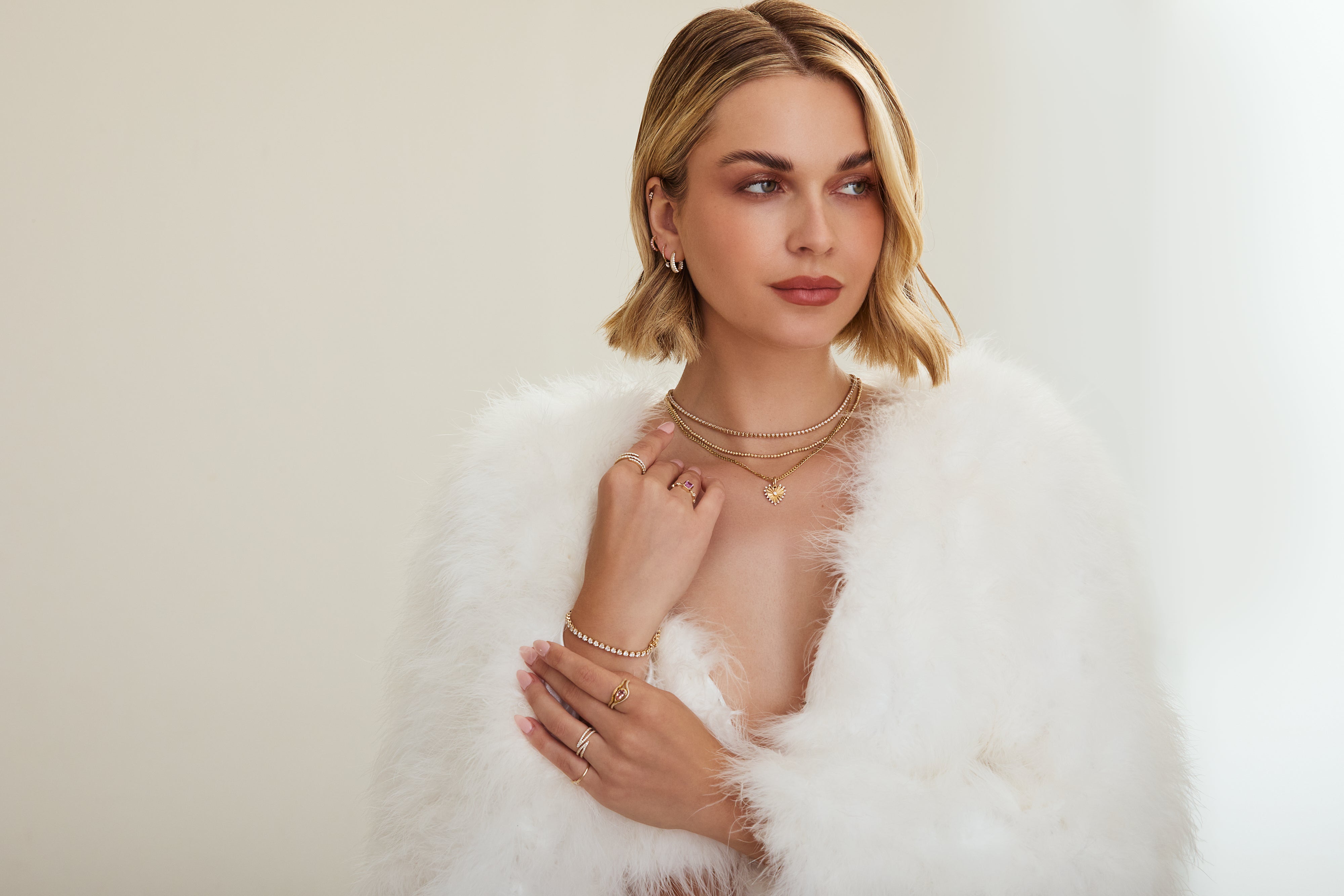 Ouro Ring Set with Imperial Topaz