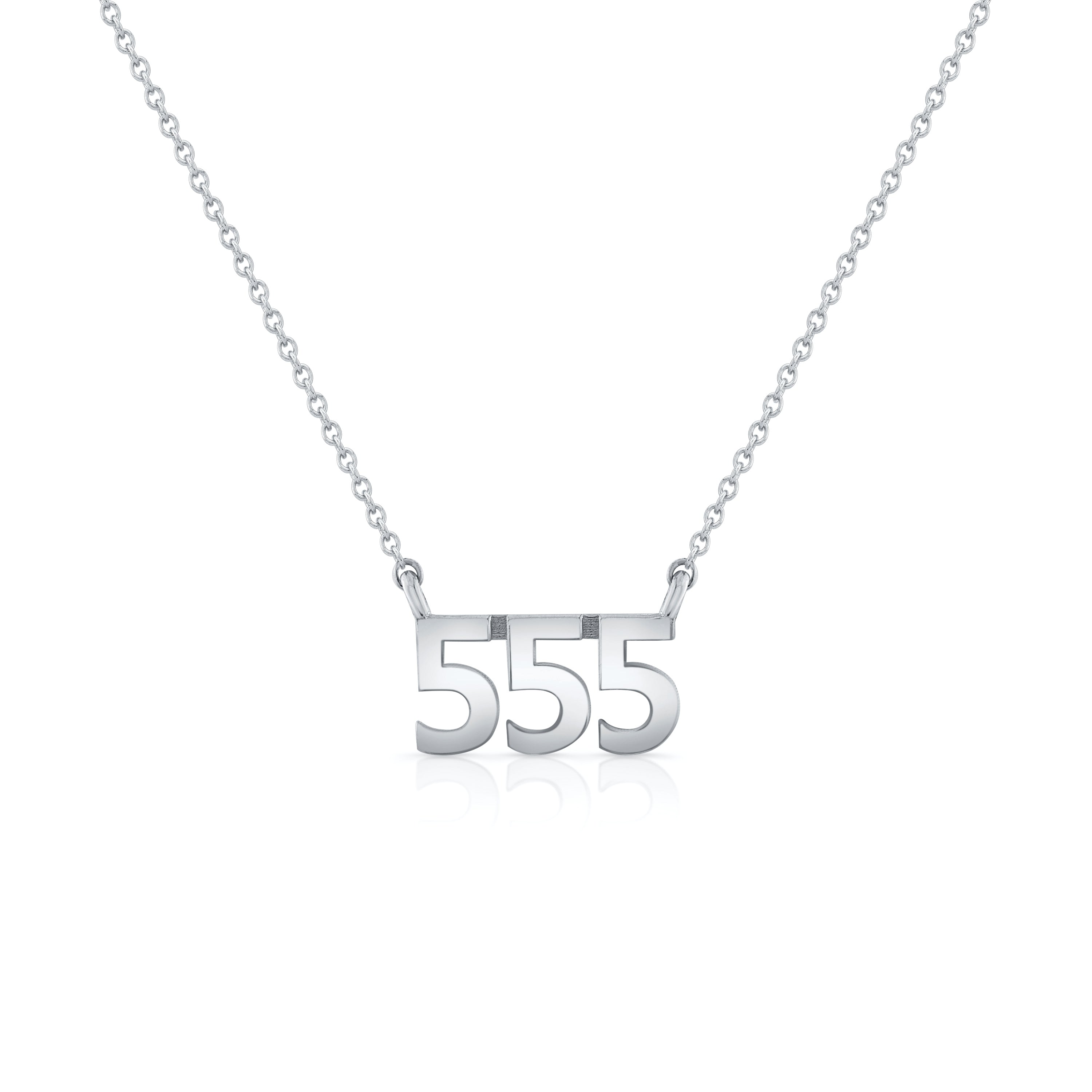 555 Angel Number Necklace