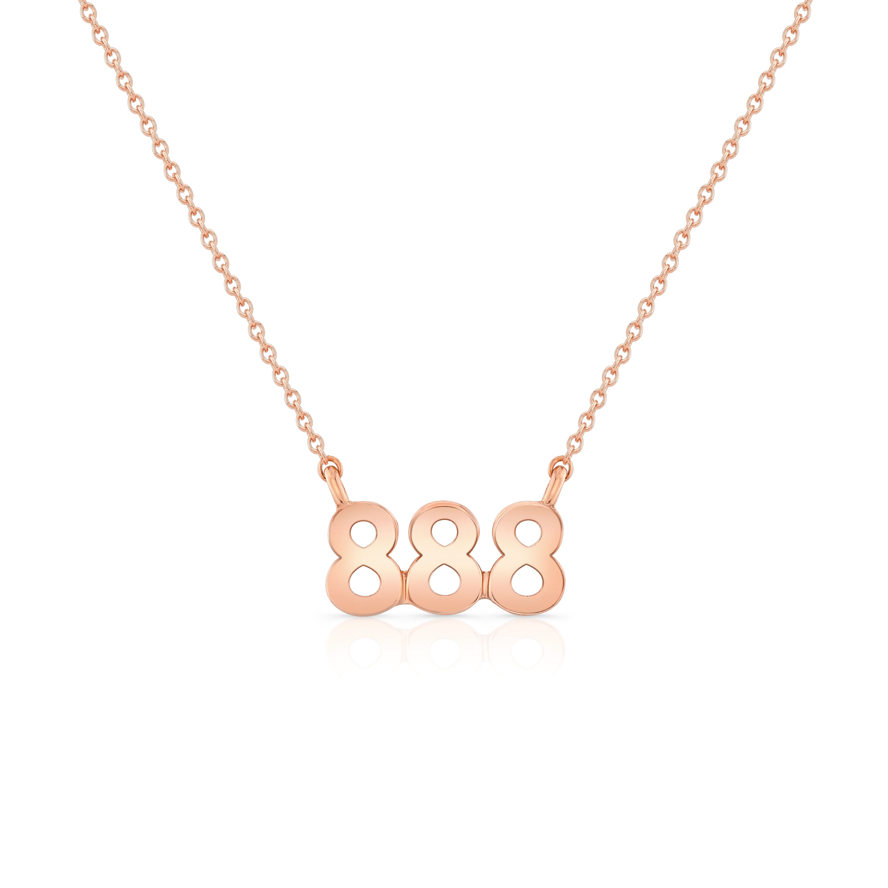 888 Angel Number Necklace