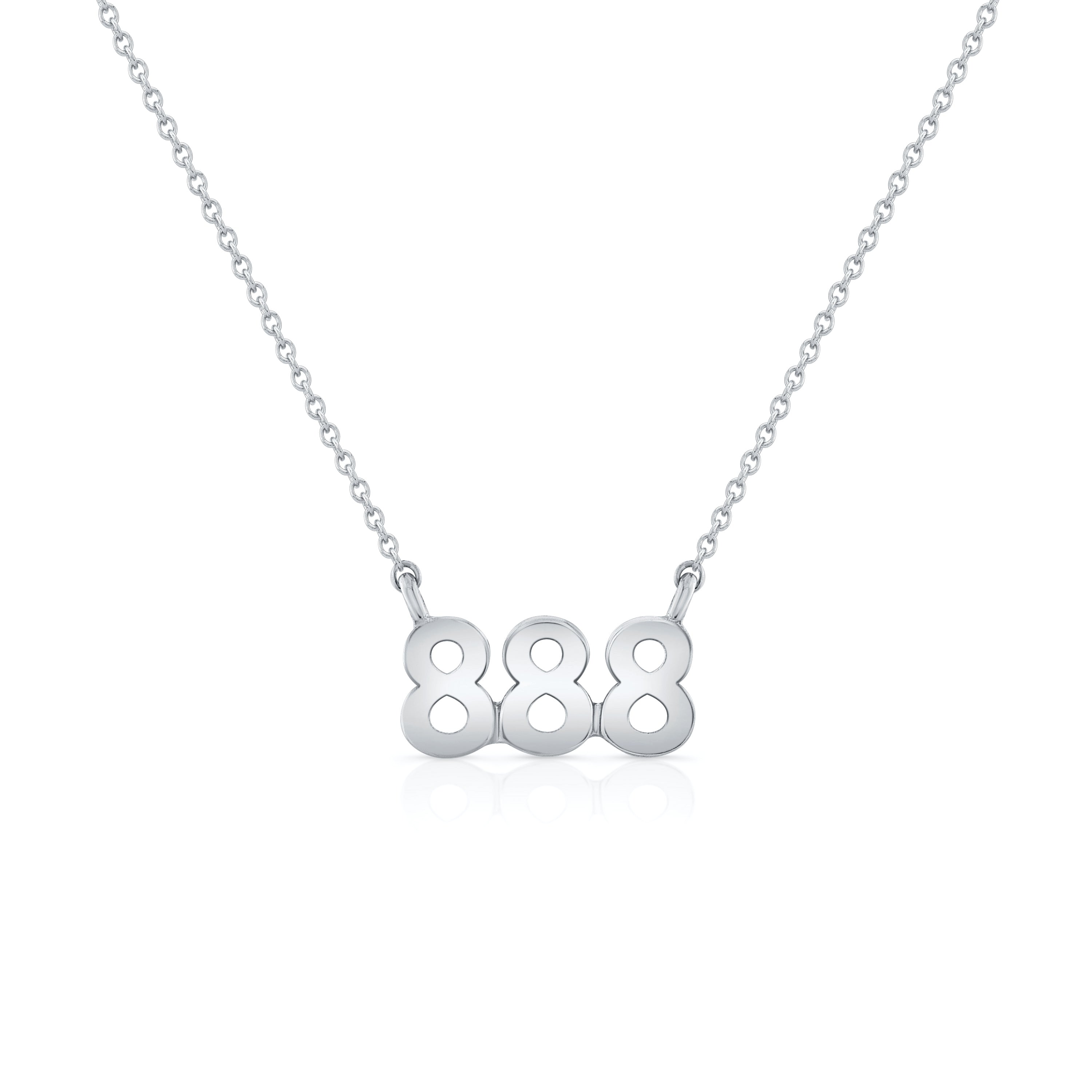 888 Angel Number Necklace