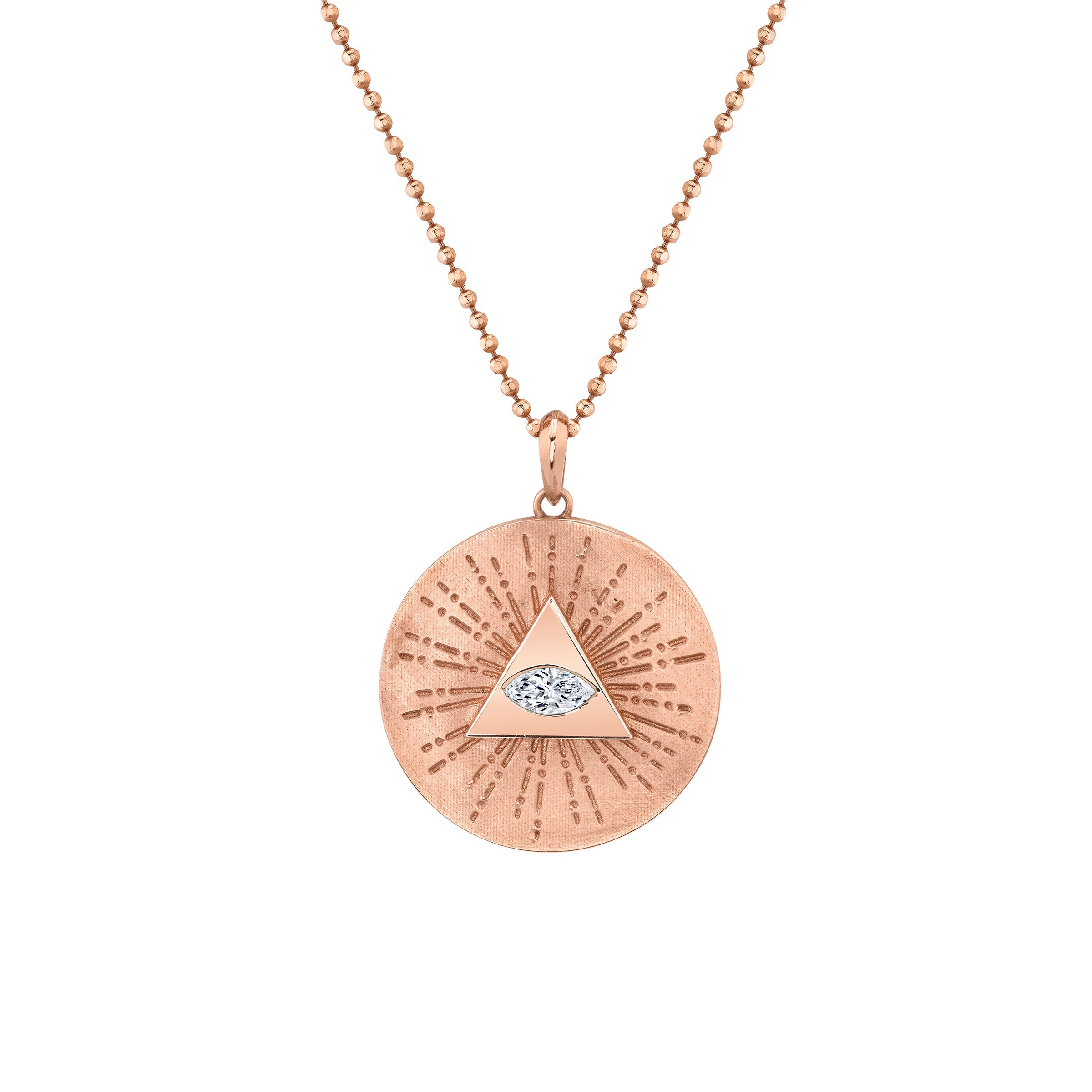 All Seeing Eye Medallion - Diamond