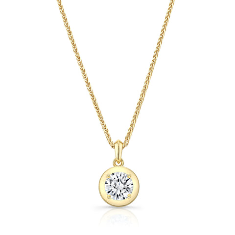 Diamond Orb Necklace - 18K