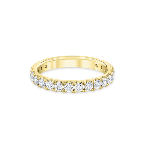 3mm Round Pavé Diamond Eternity Band