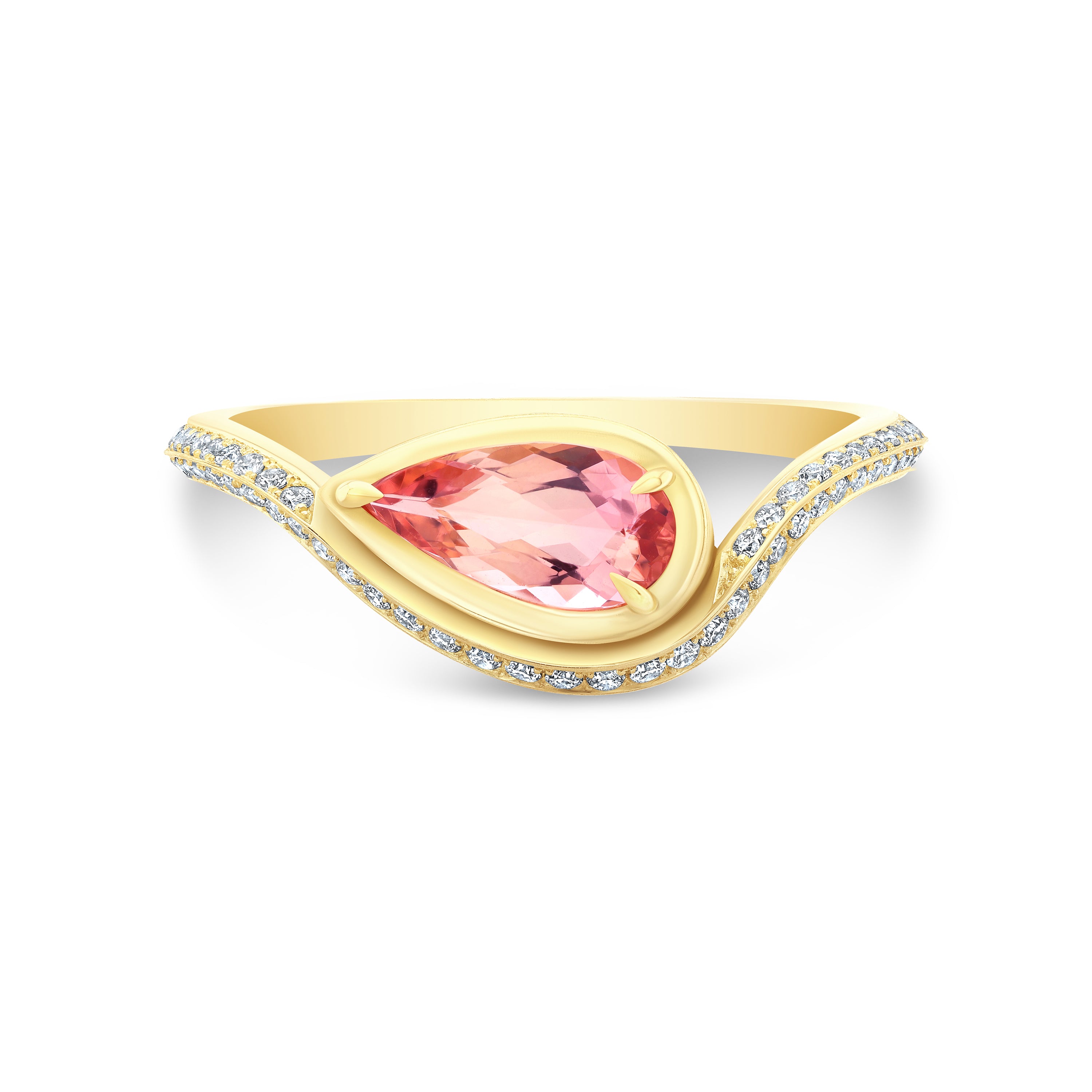 Ouro Ring Set with Imperial Topaz