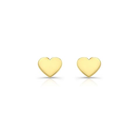 Anahata Heart Studs Earrings Carter Eve Jewelry