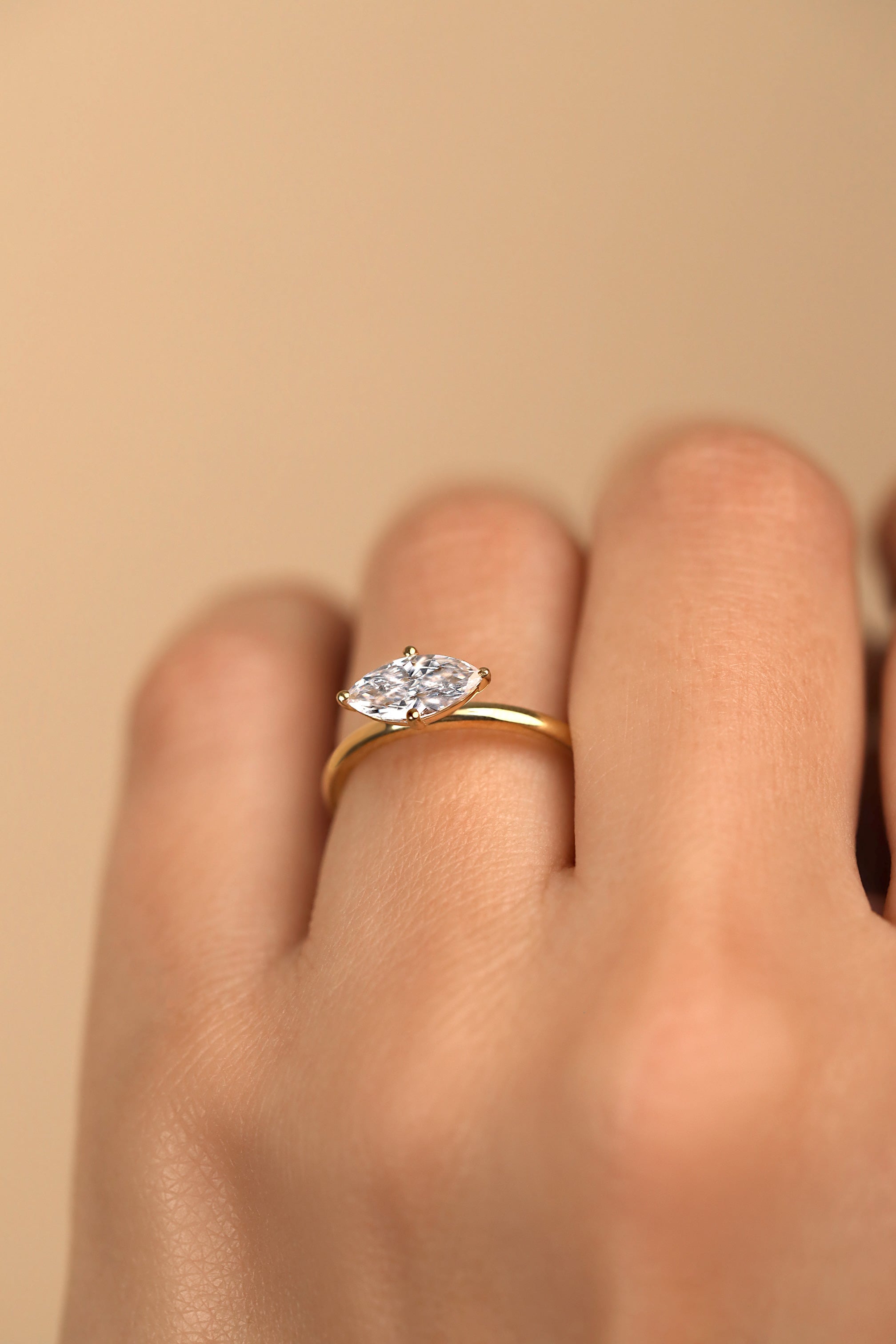 Ansley Solitaire Engagement Ring Engagement Ring Carter Eve Jewelry