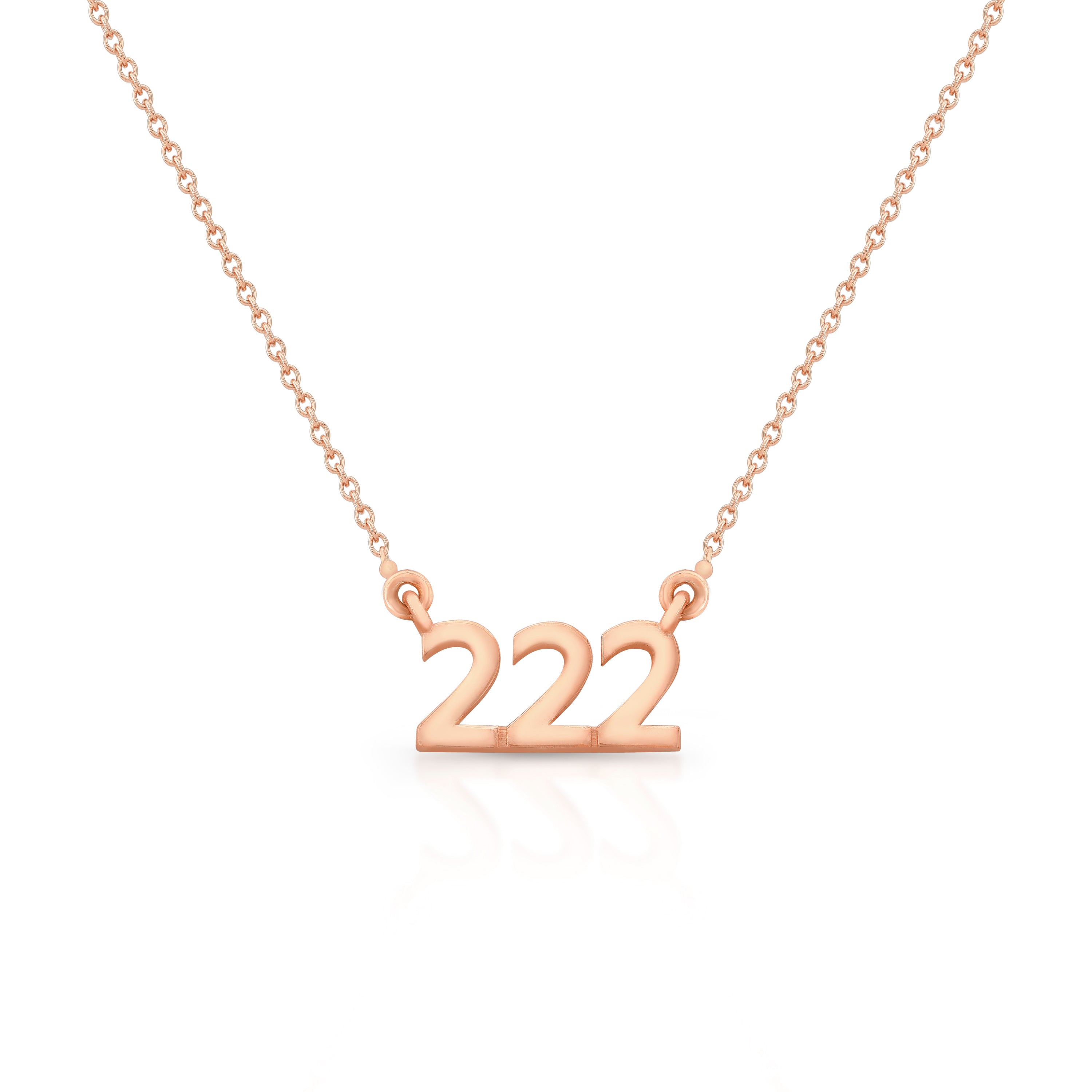 222 Angel Number Necklace