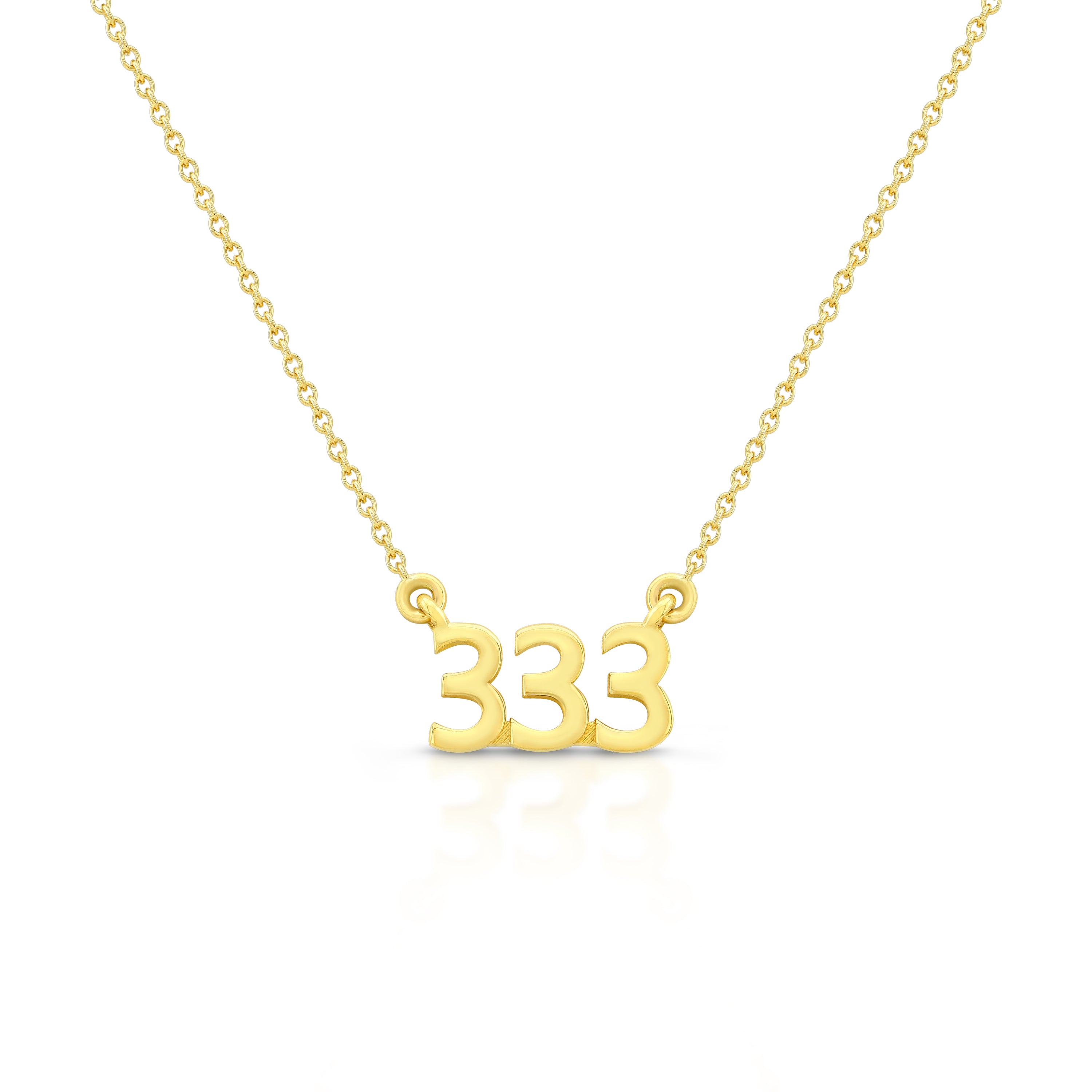 333 Angel Number Necklace