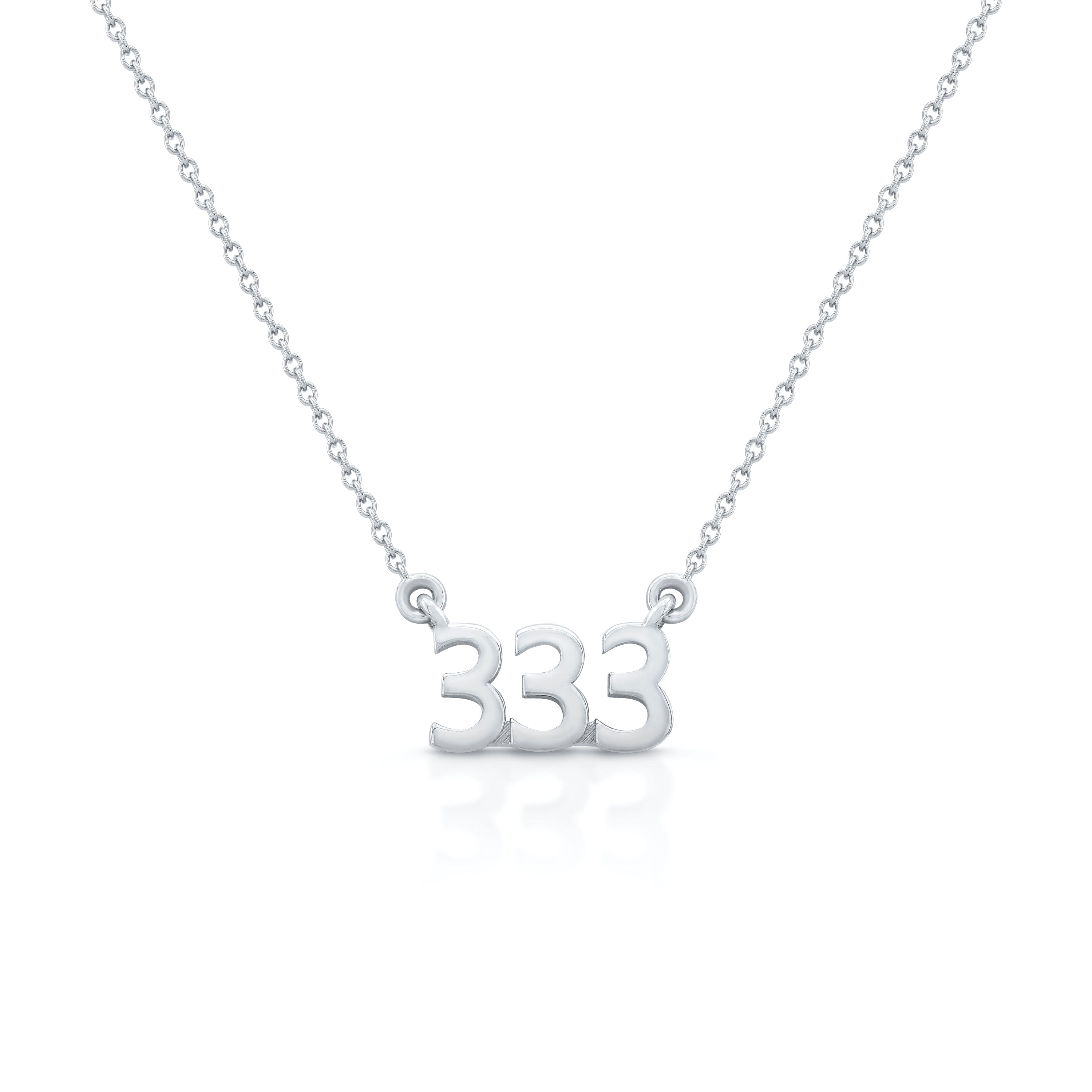 333 Angel Number Necklace