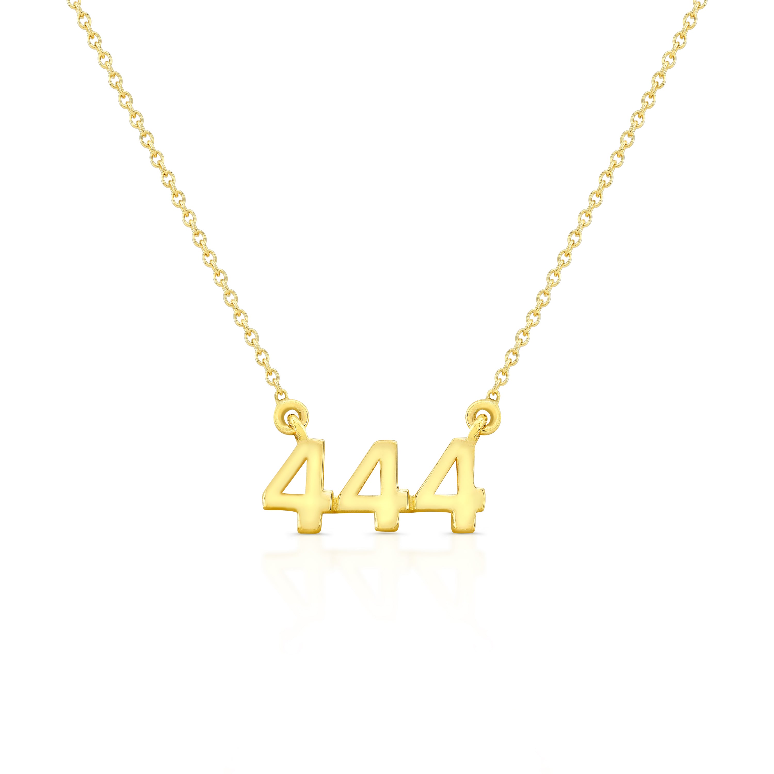 444 Angel Number Necklace