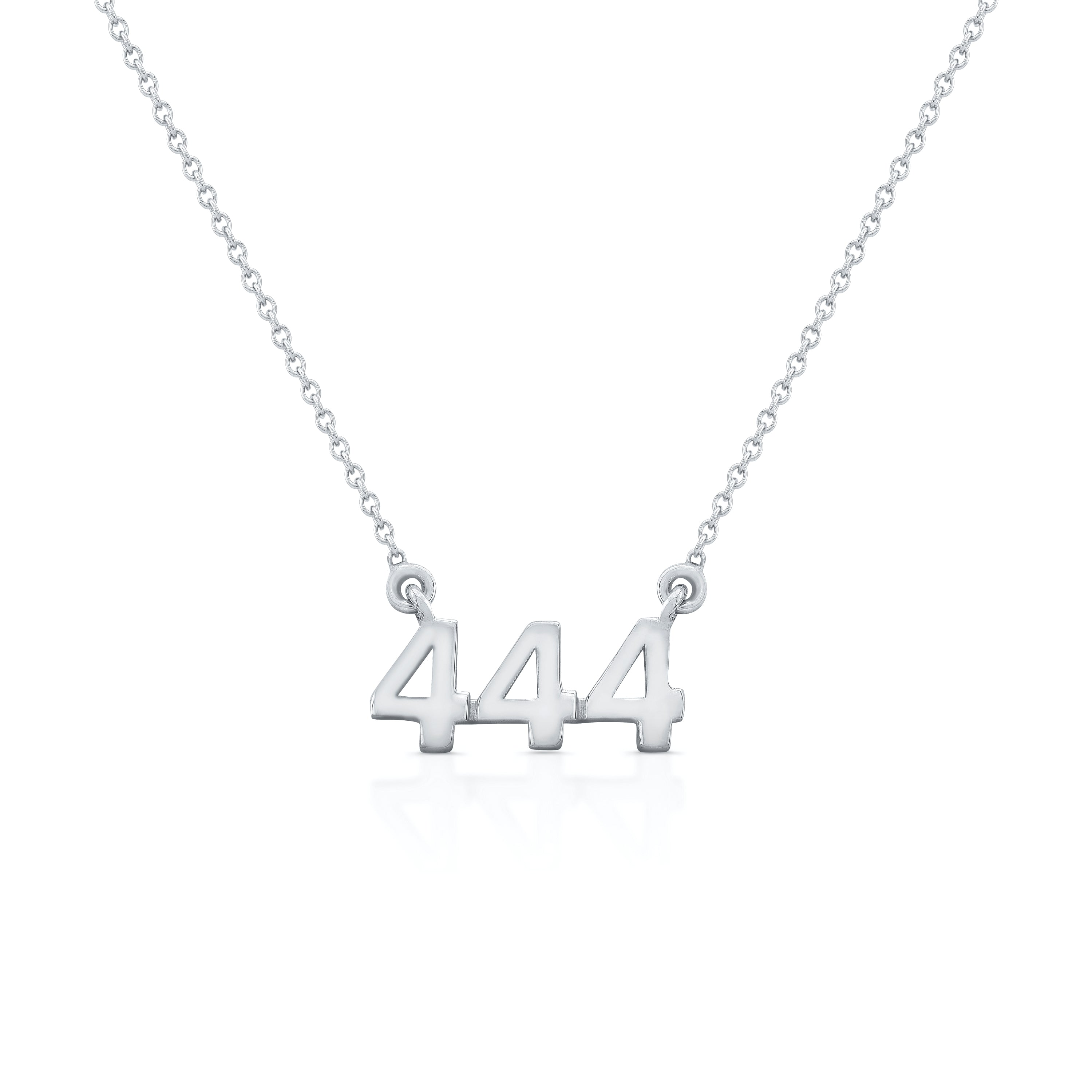 444 Angel Number Necklace