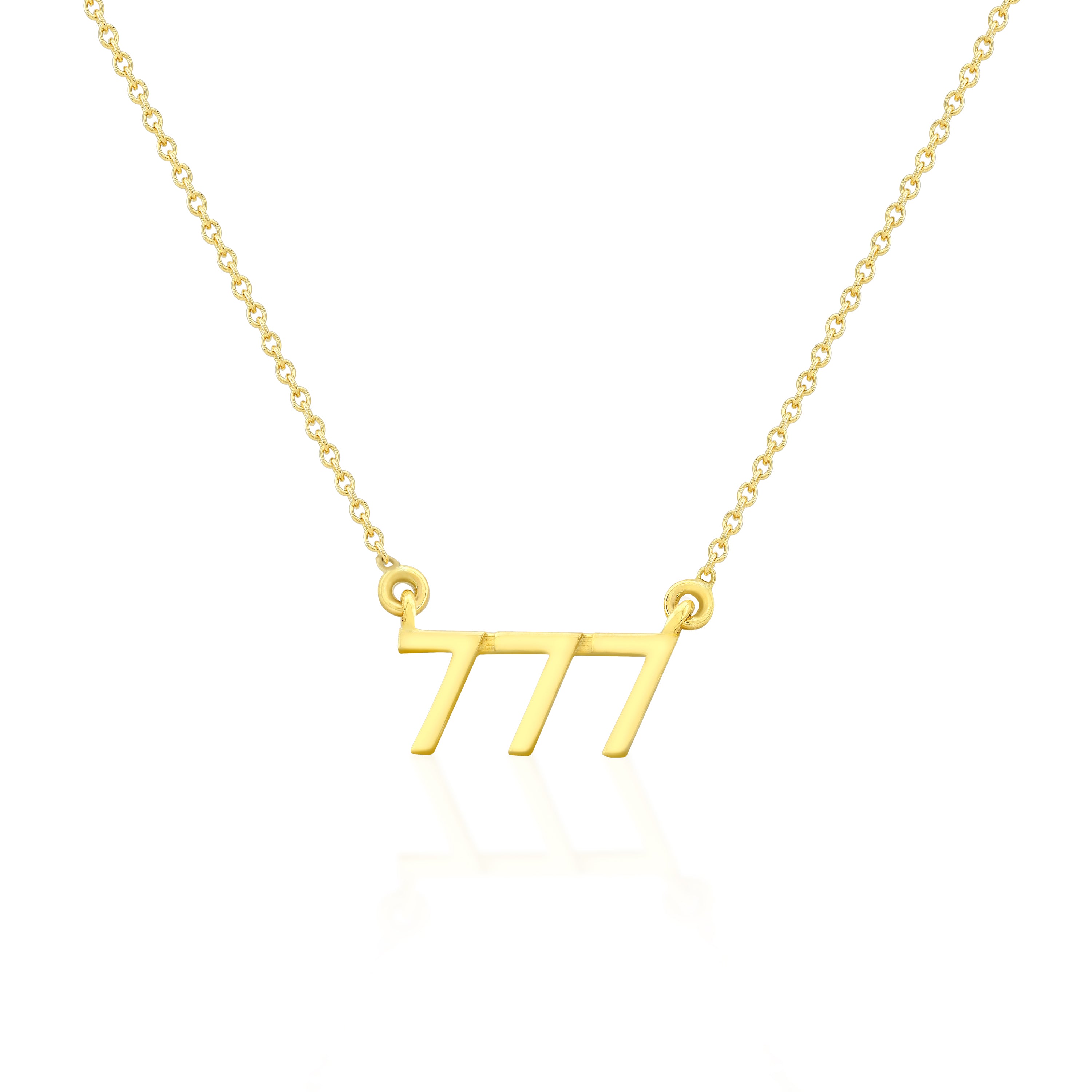 777 Angel Number Necklace