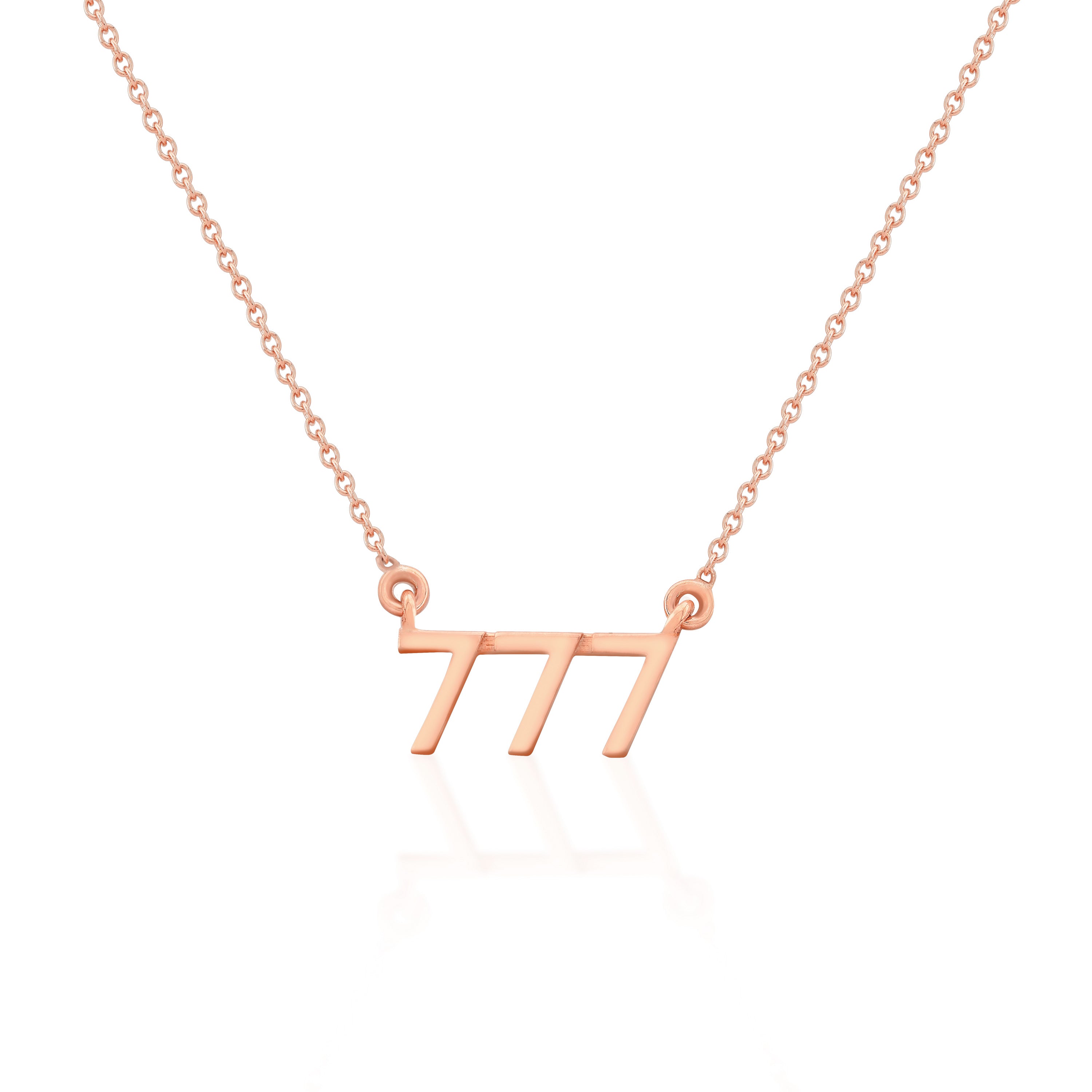 777 Angel Number Necklace