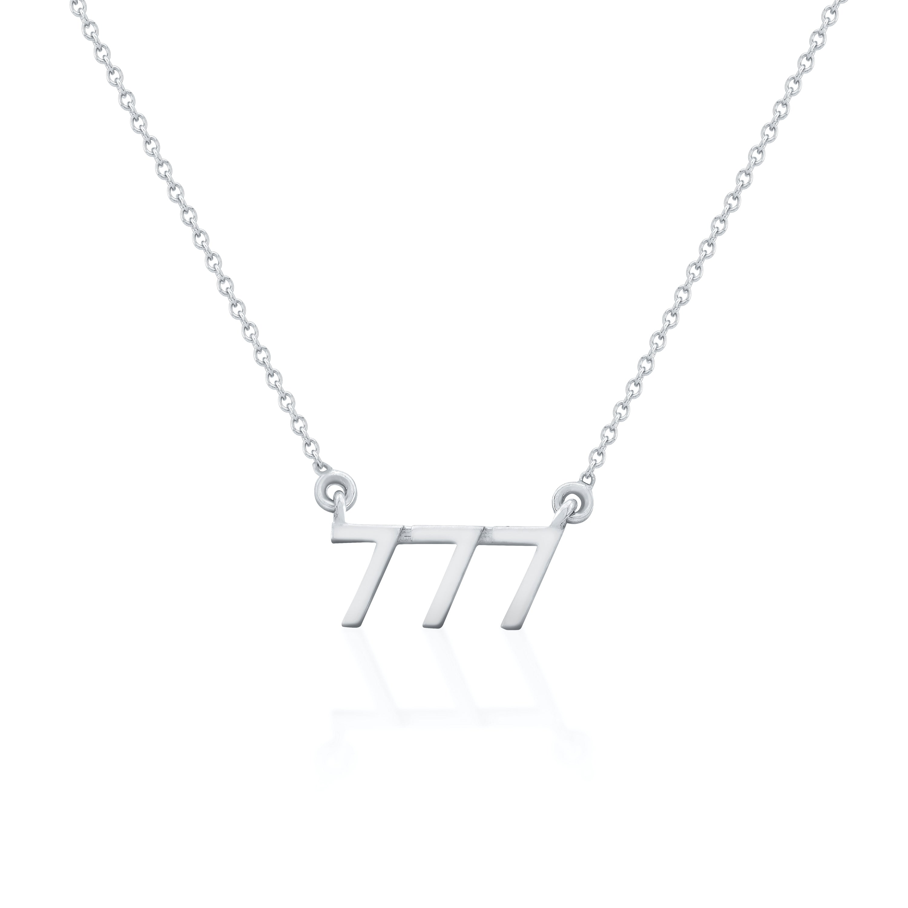 777 Angel Number Necklace