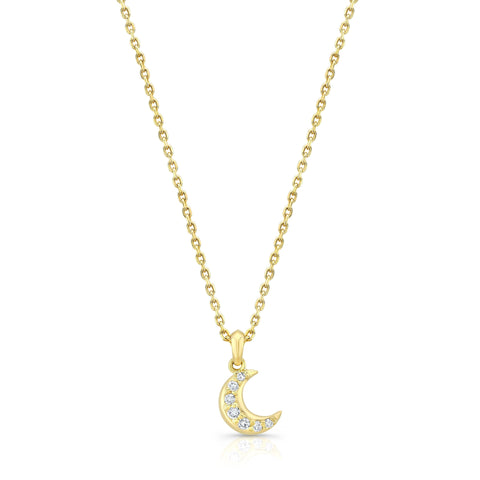 Crescent Moon Pendant Necklaces Carter Eve Jewelry