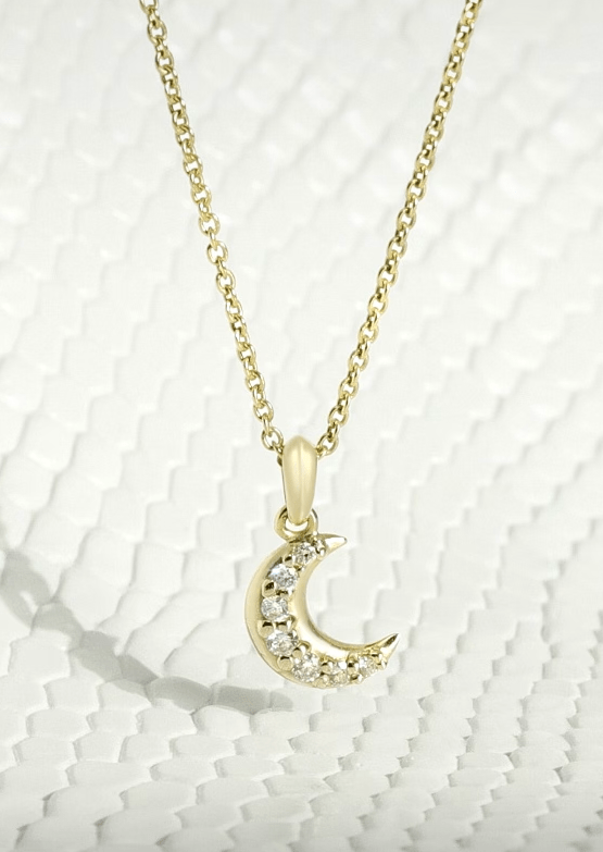 Crescent Moon Pendant Necklaces Carter Eve Jewelry