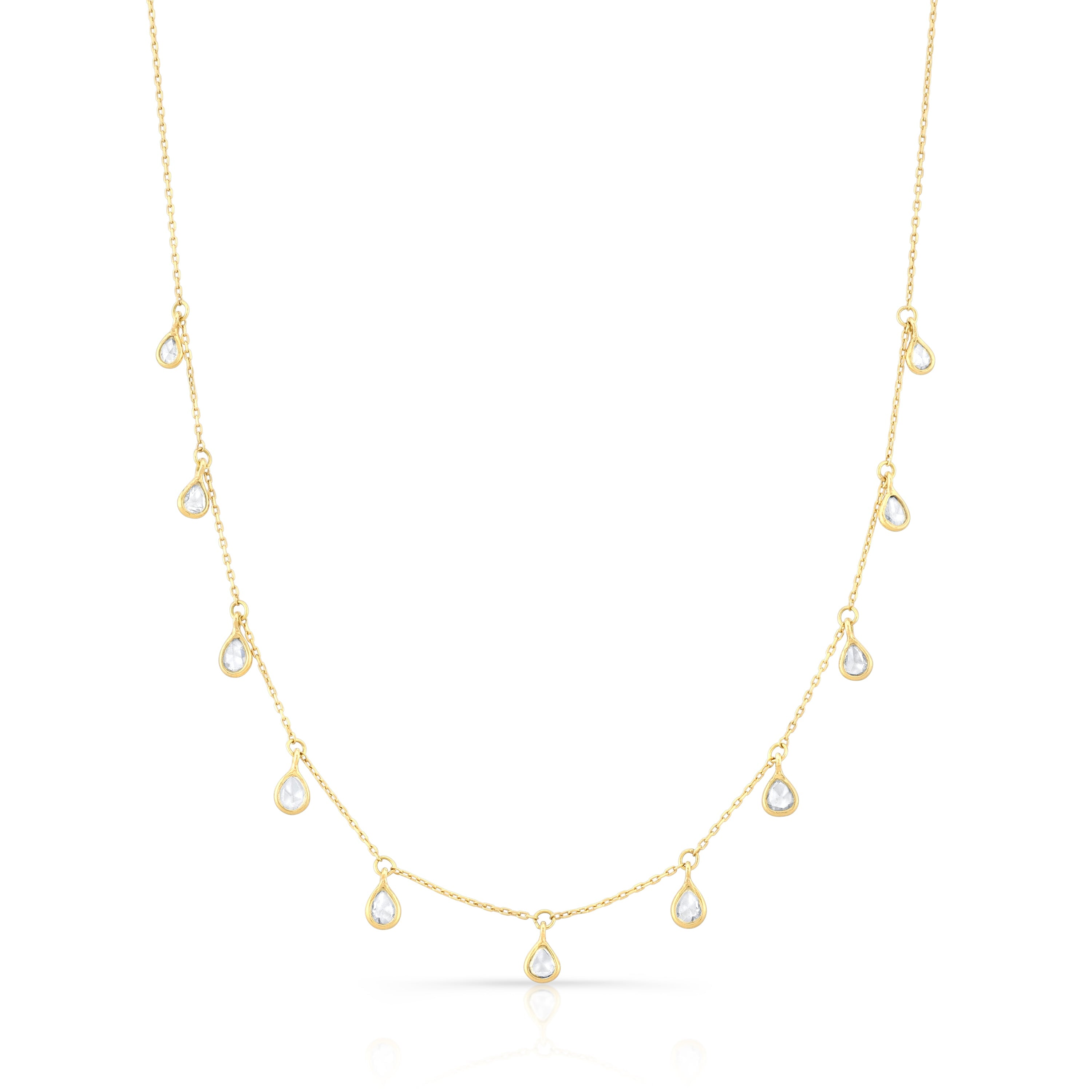 Diamond Droplet Necklace Necklaces Carter Eve Jewelry