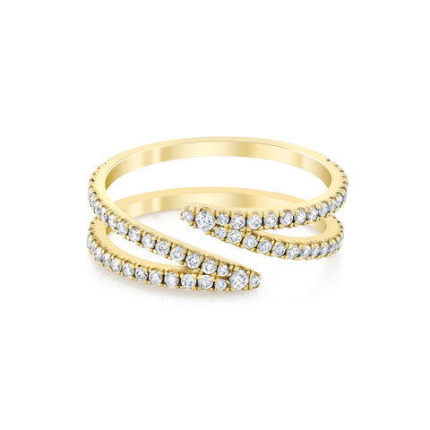 Diamond Wrap Ring Ring Carter Eve Jewelry