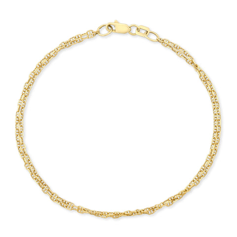 Double Anchor Bracelet Bracelets Carter Eve Jewelry