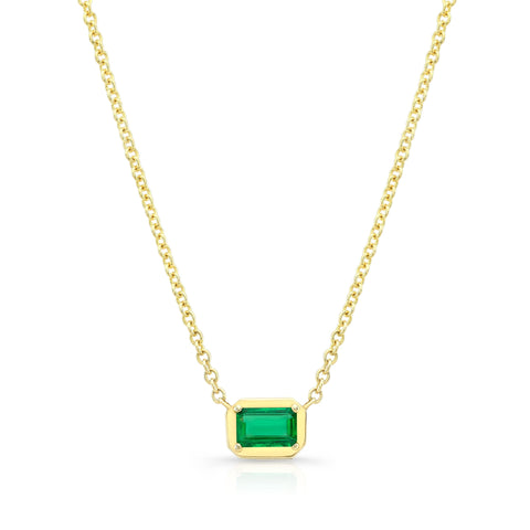Eden Pendant - Emerald Necklaces Carter Eve Jewelry