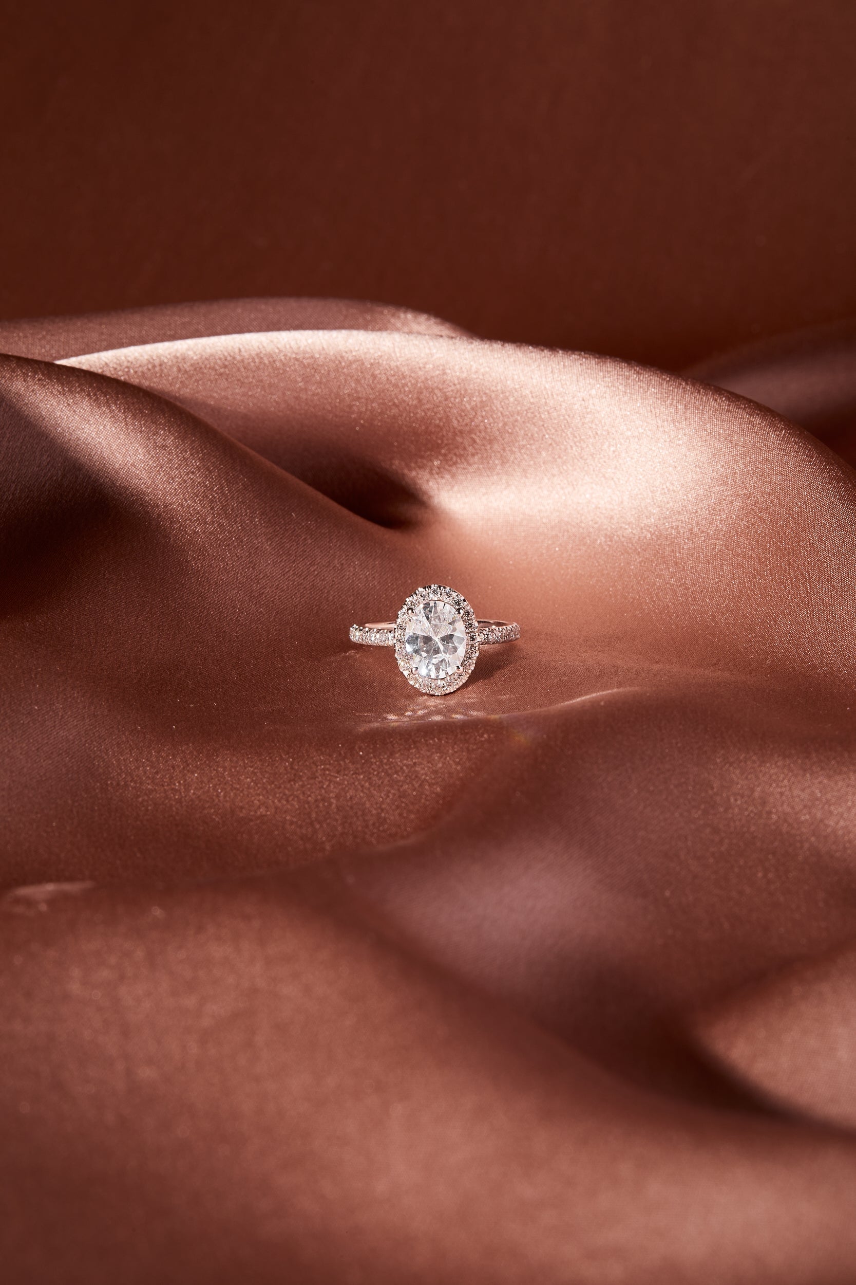 Grayson Halo Cathedral Engagement Ring engagement ring Carter Eve Jewelry