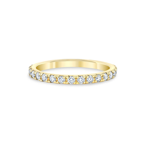 Half Diamond Eternity Ring Carter Eve Jewelry