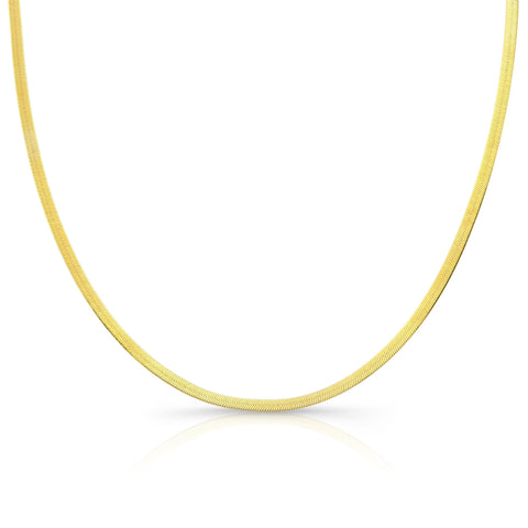 Herringbone Snake Chain Necklaces Carter Eve Jewelry