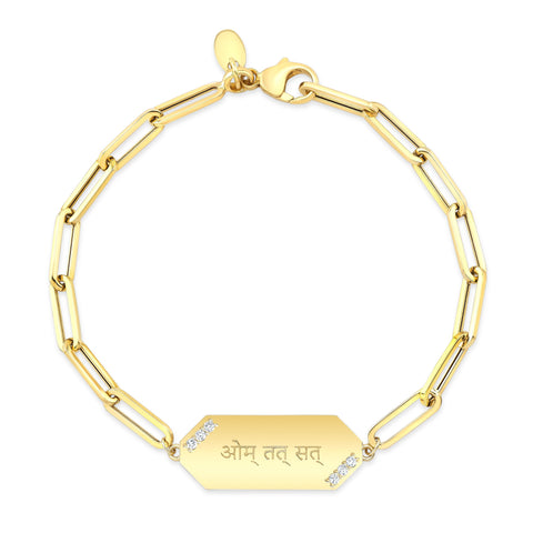 Hexagon ID Bracelet Bracelets Carter Eve Jewelry