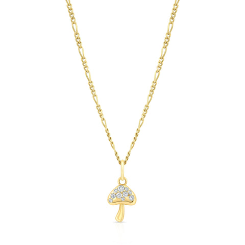 Magic Mushroom Pendant Necklace Carter Eve Jewelry
