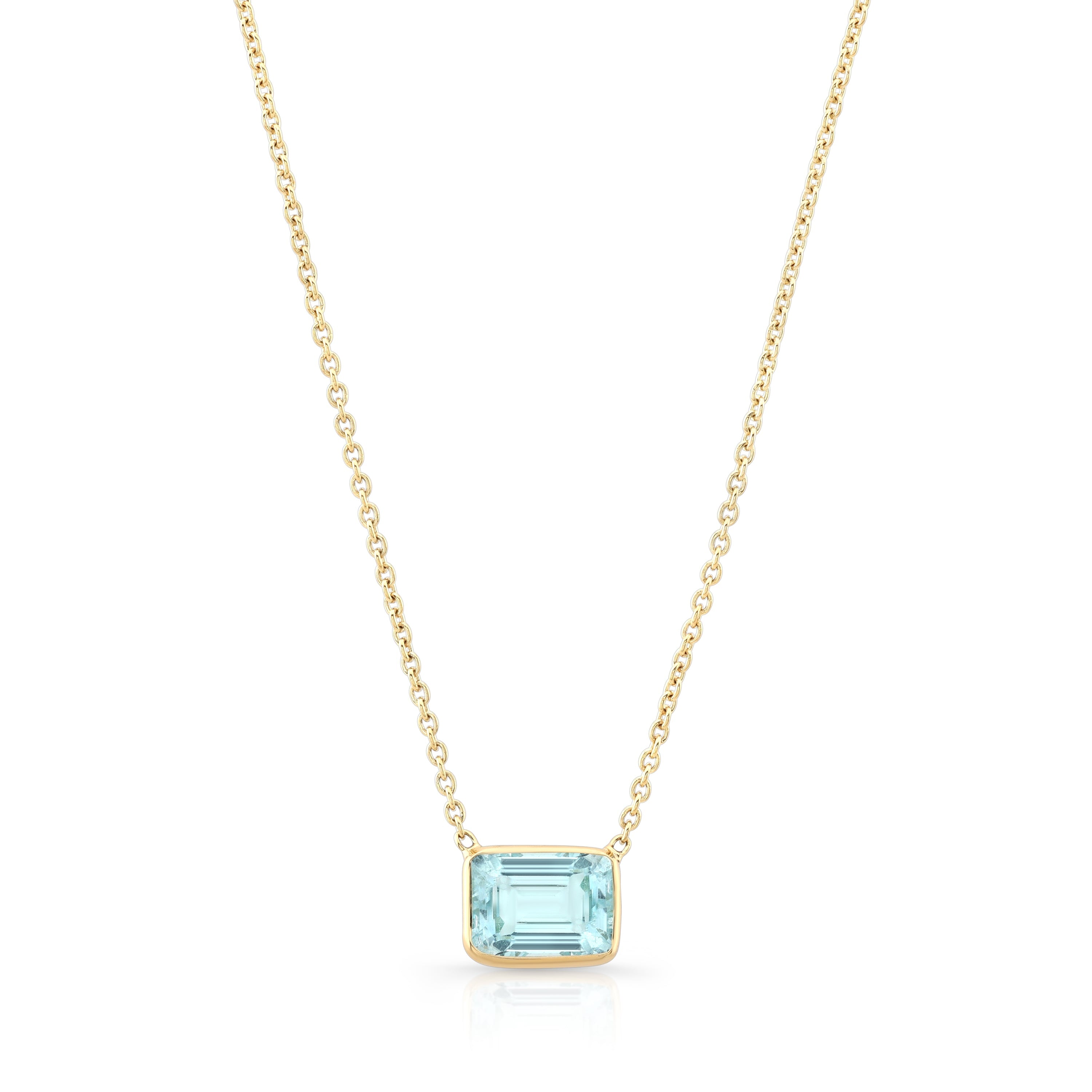 Mari Aquamarine Pendant Necklaces Carter Eve Jewelry
