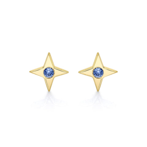 North Star Studs Earrings Carter Eve Jewelry