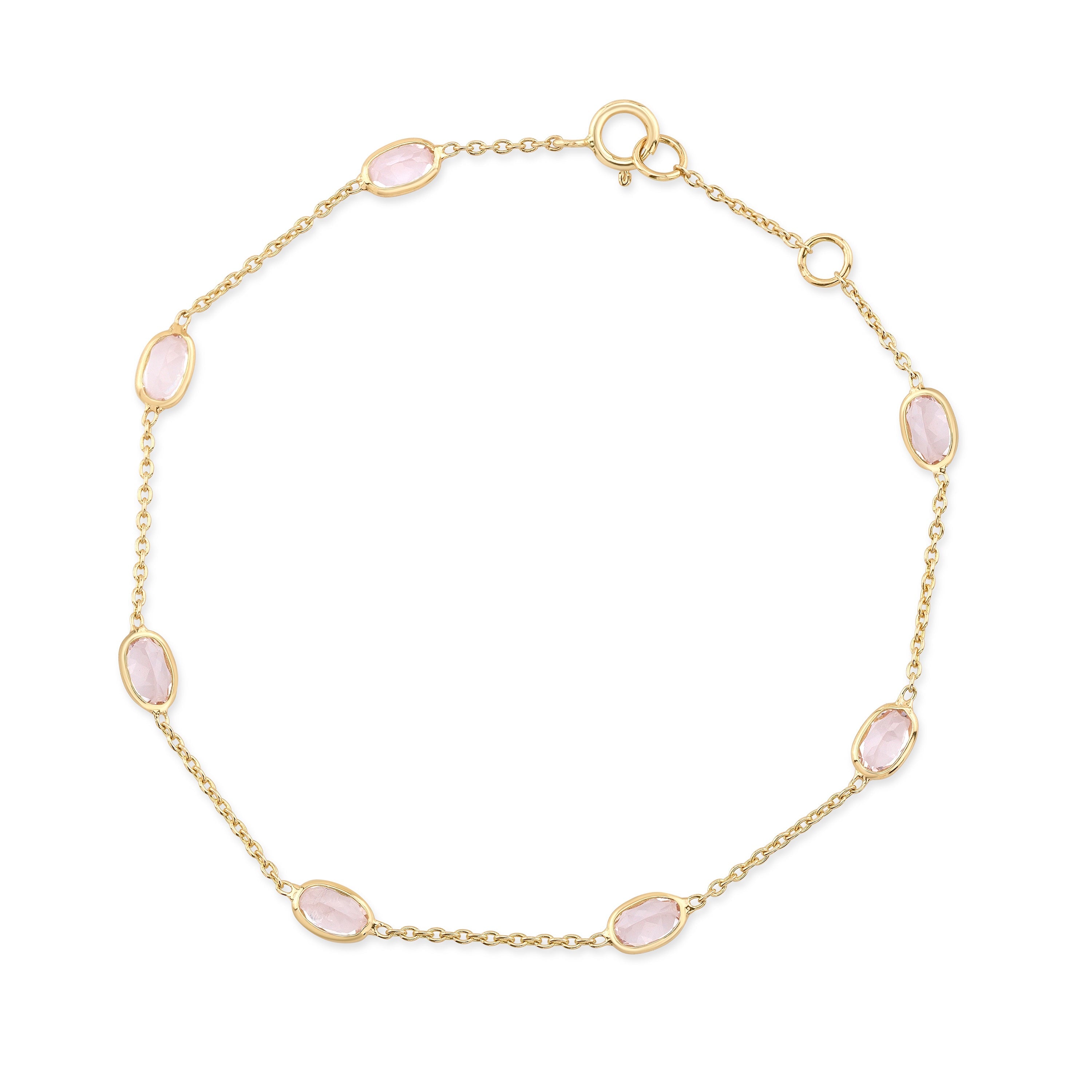 Rue Morganite Bracelet Bracelets Carter Eve Jewelry