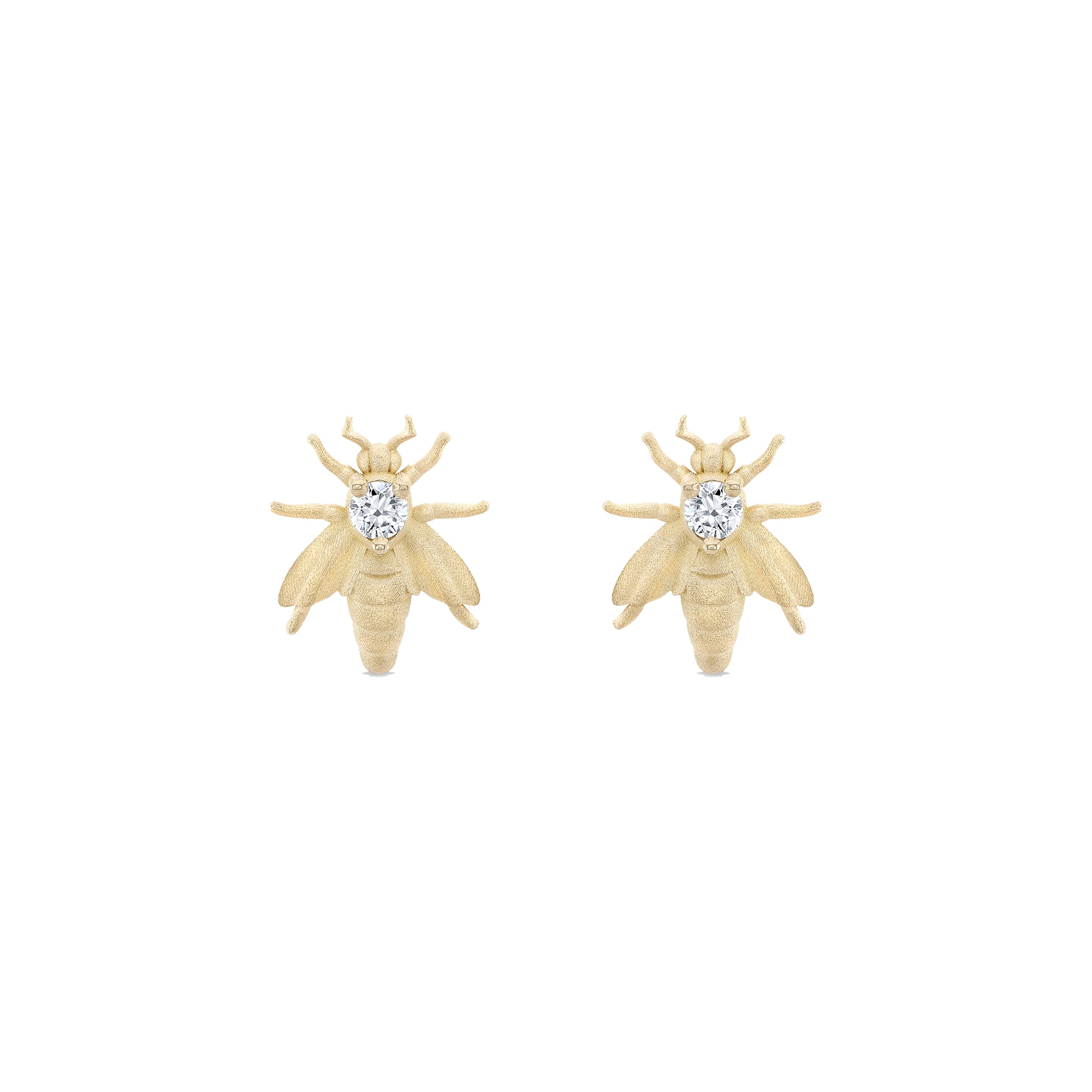 Sacred Bee Studs Earrings Carter Eve Jewelry