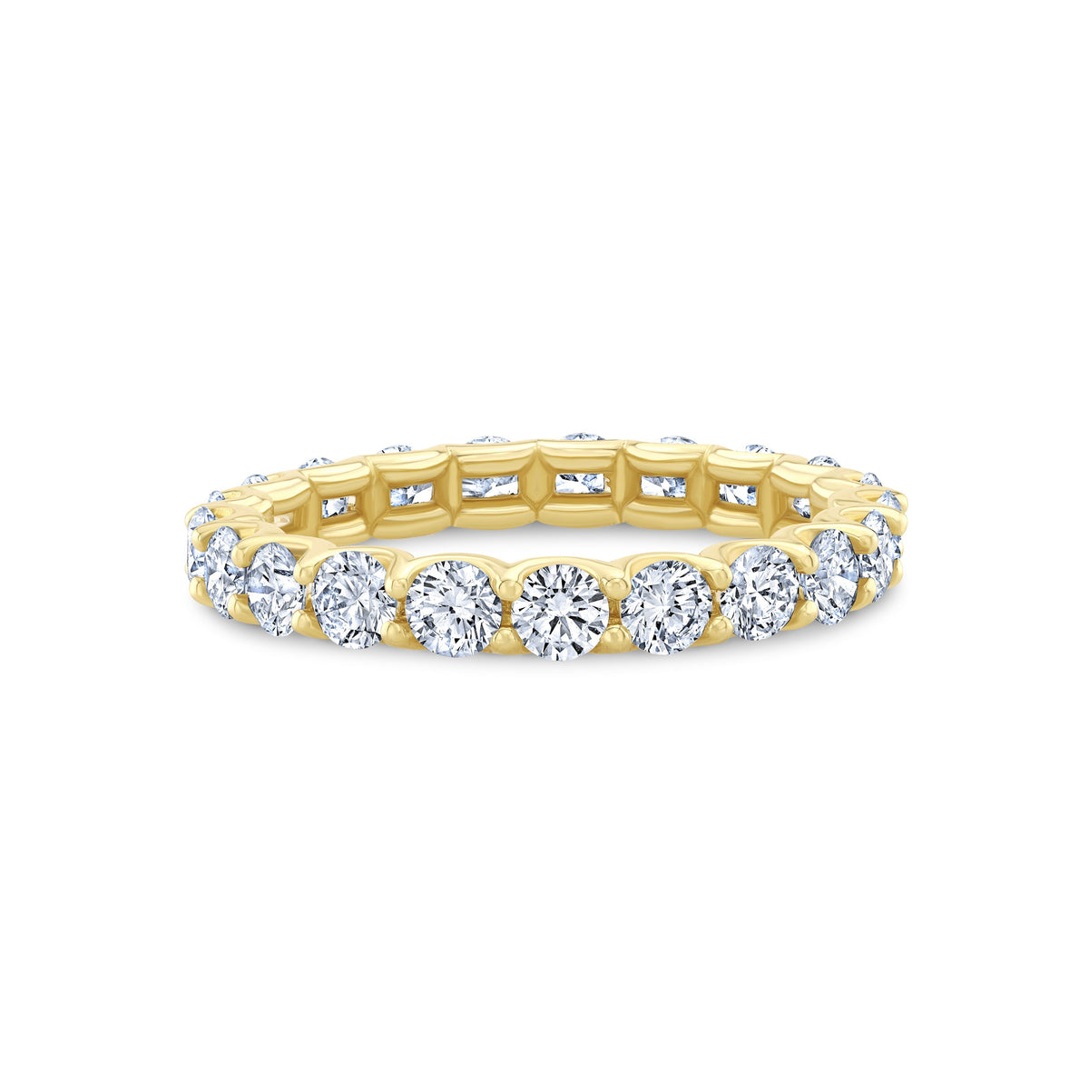 Shared Prong Eternity Diamond Wedding Band 14K Gold | Carter Eve Jewelry