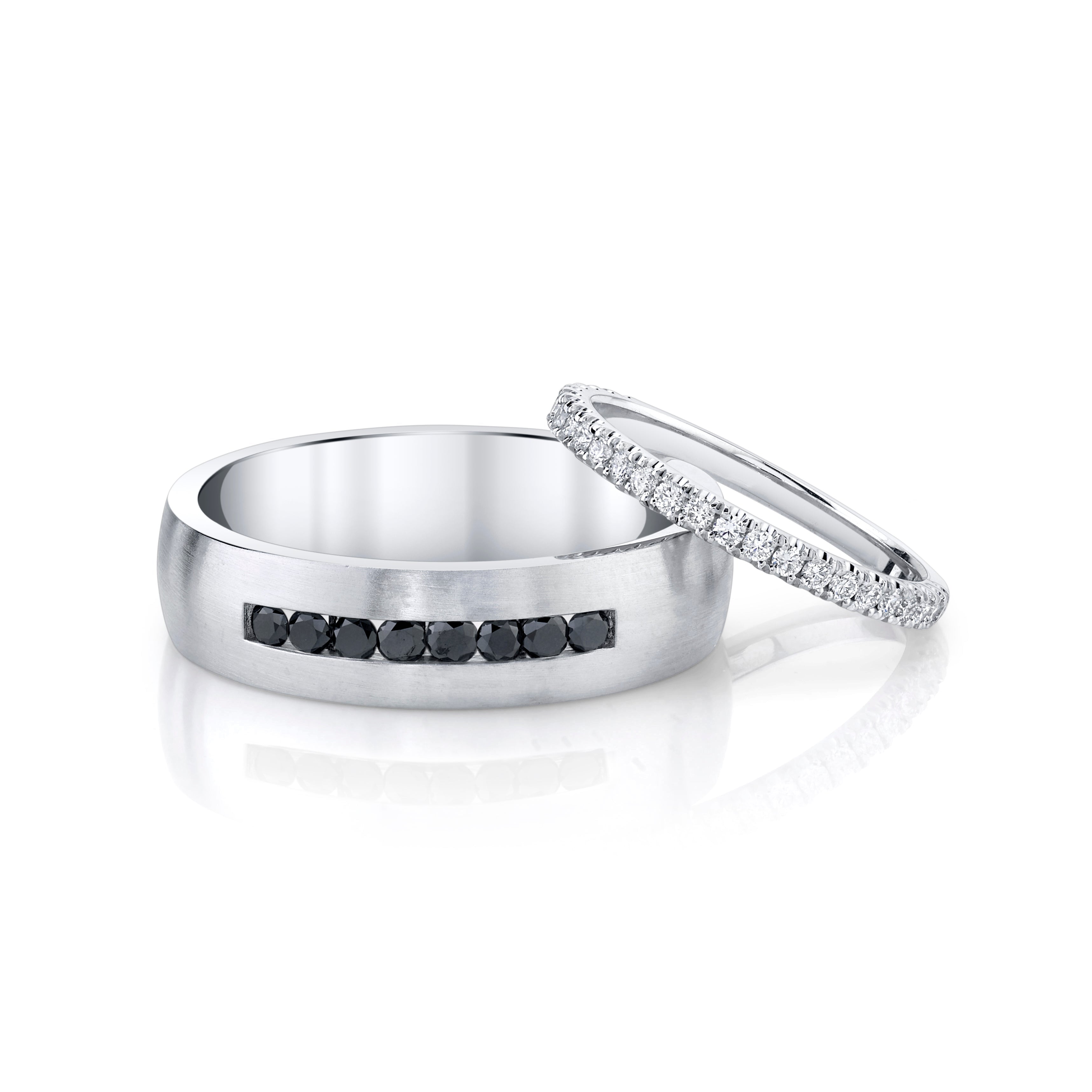 Wedding Band Set wedding bands Carter Eve Jewelry