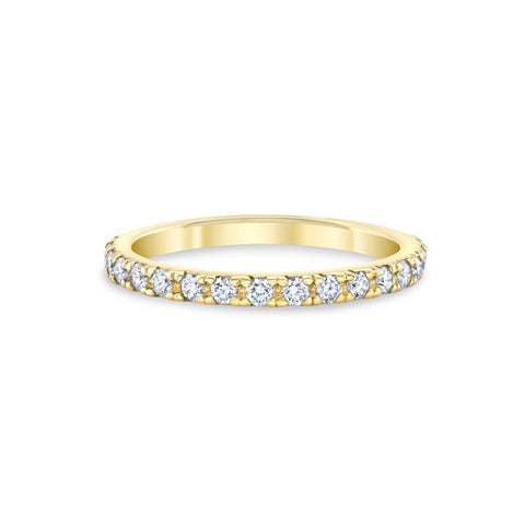 14k gold diamond half eternity ring