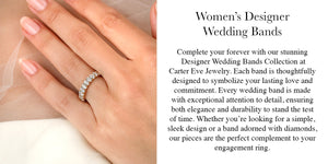 Women's Designer Wedding Bands