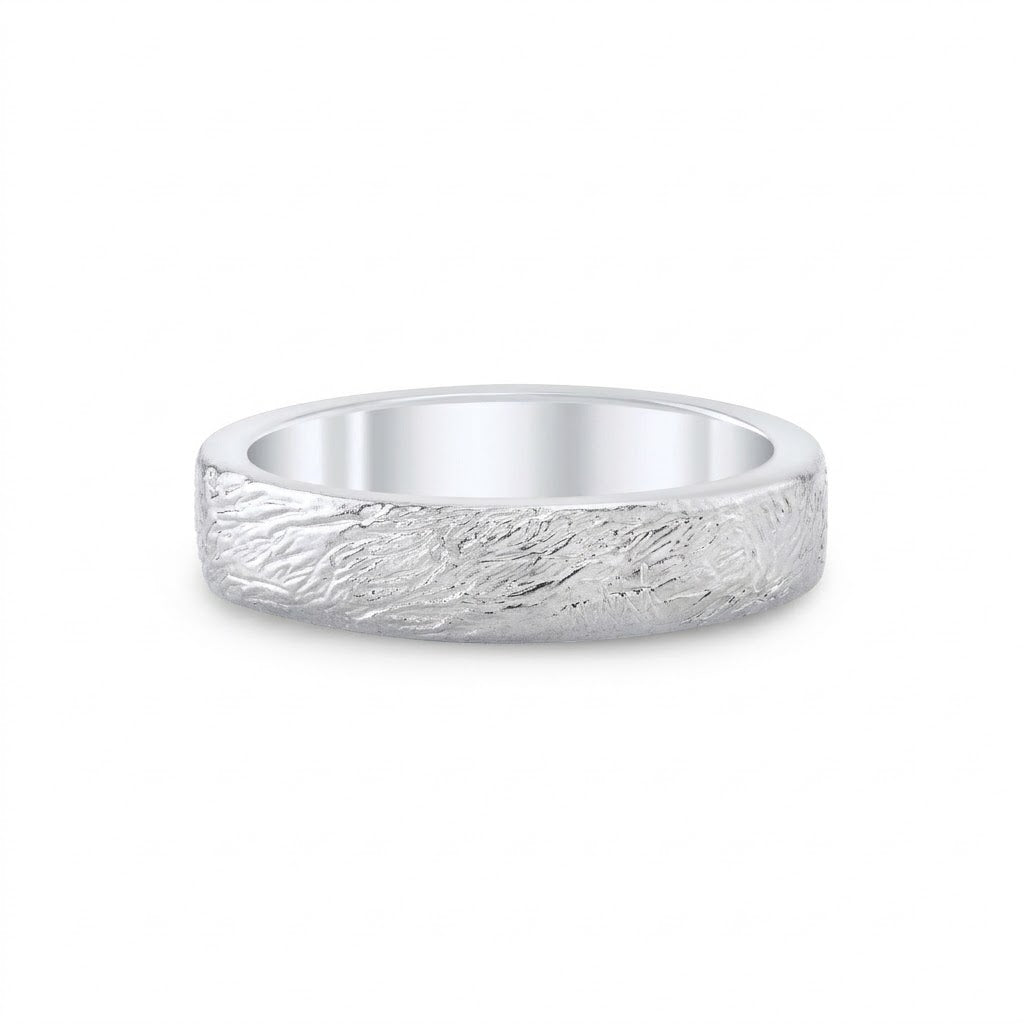 Rough Luxe Wedding Band