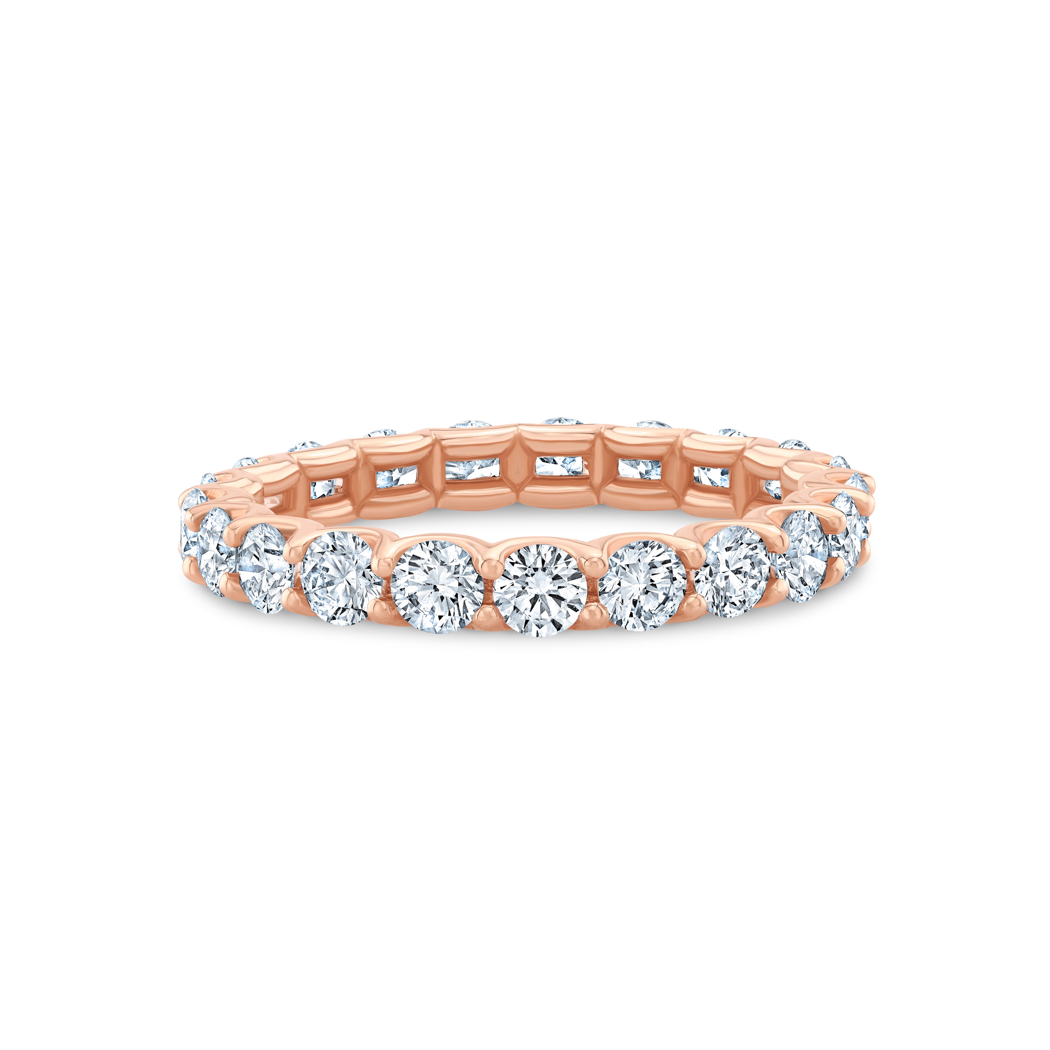 Shared Prong Diamond Eternity Band (2.7mm width)