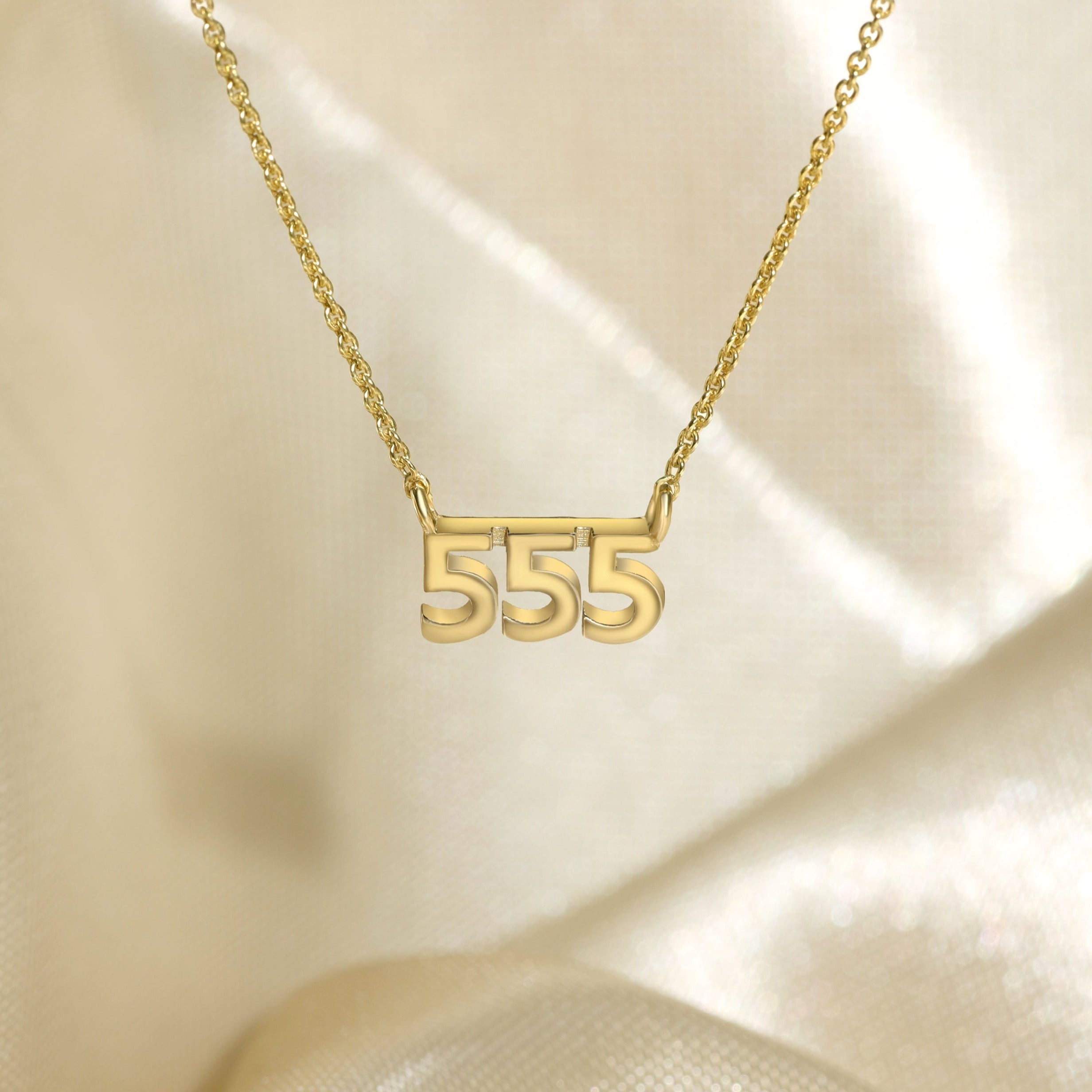 555 Angel Number Pendant