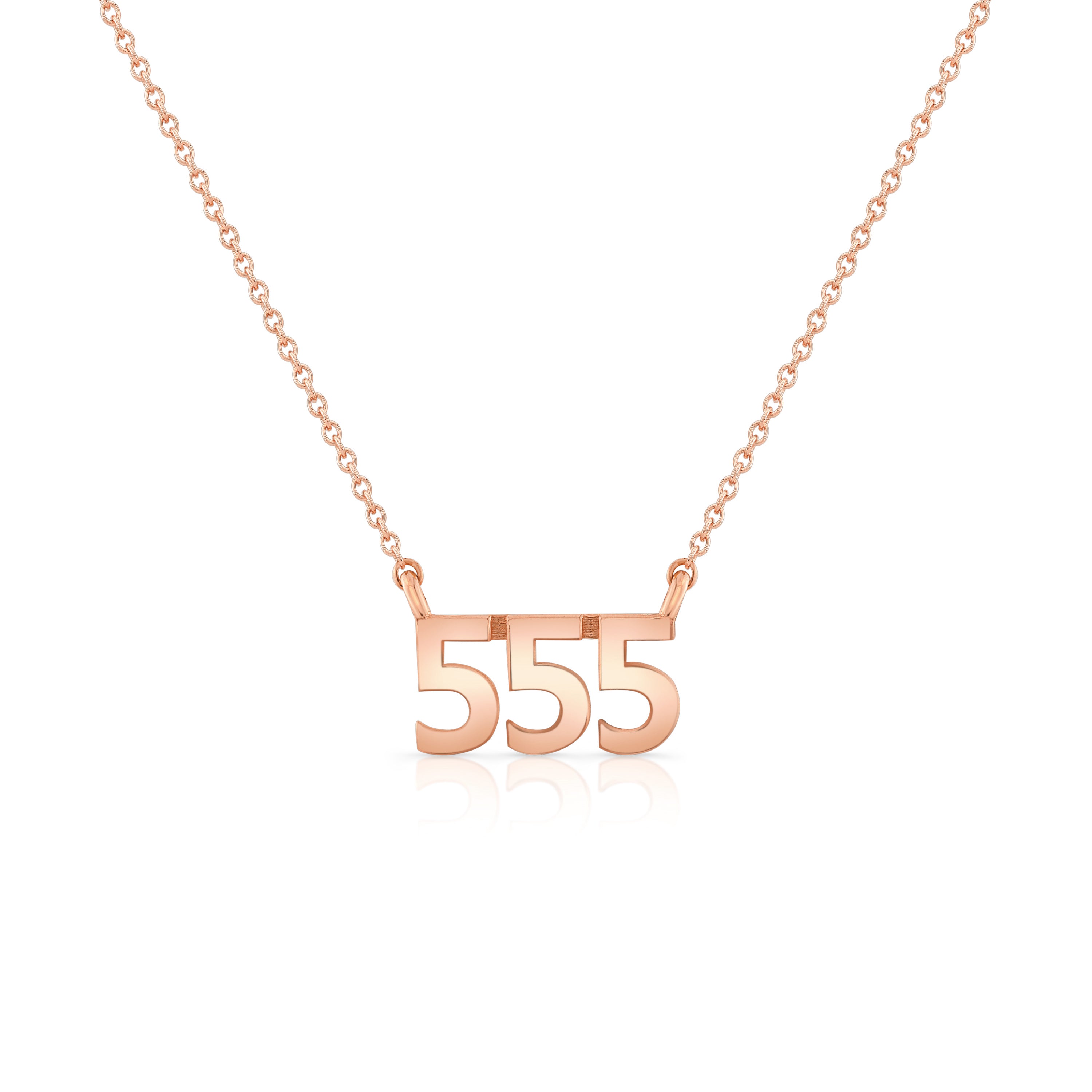 555 Angel Number Necklace