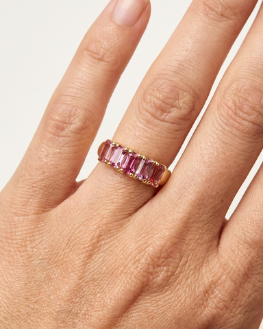 Nova Ring w/ Pink Spinel