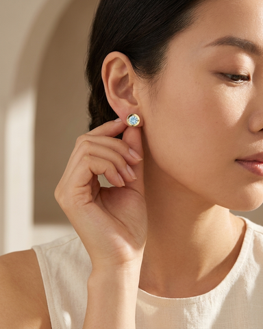 Aqua Orb Studs