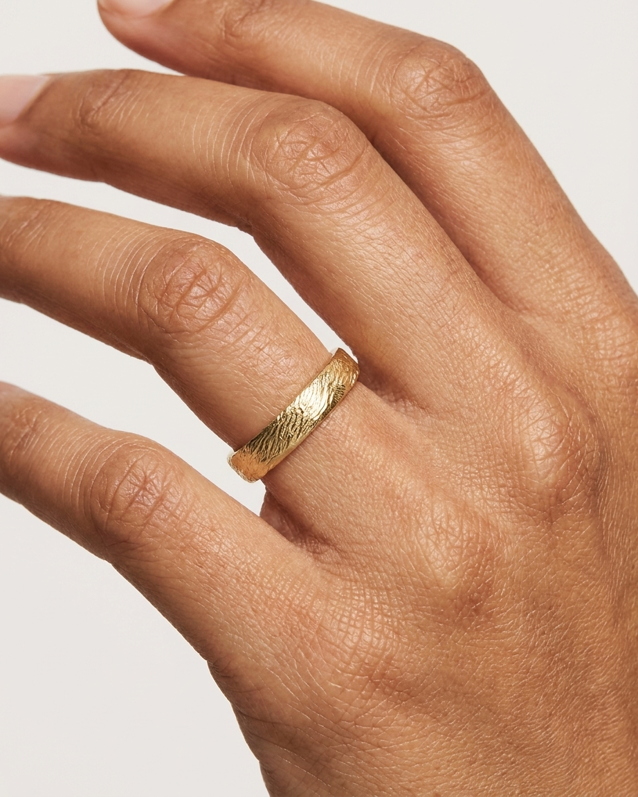 Rough Luxe Wedding Band