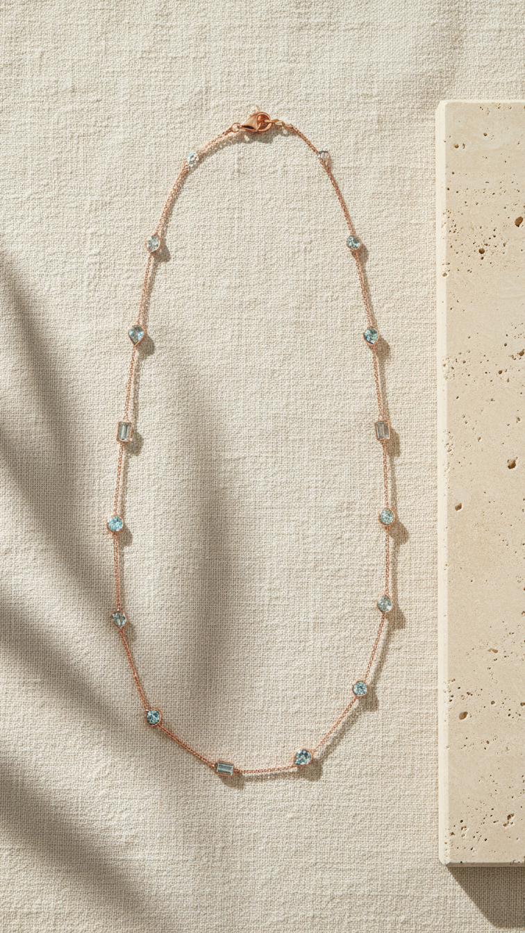 Theda Aquamarine Necklace