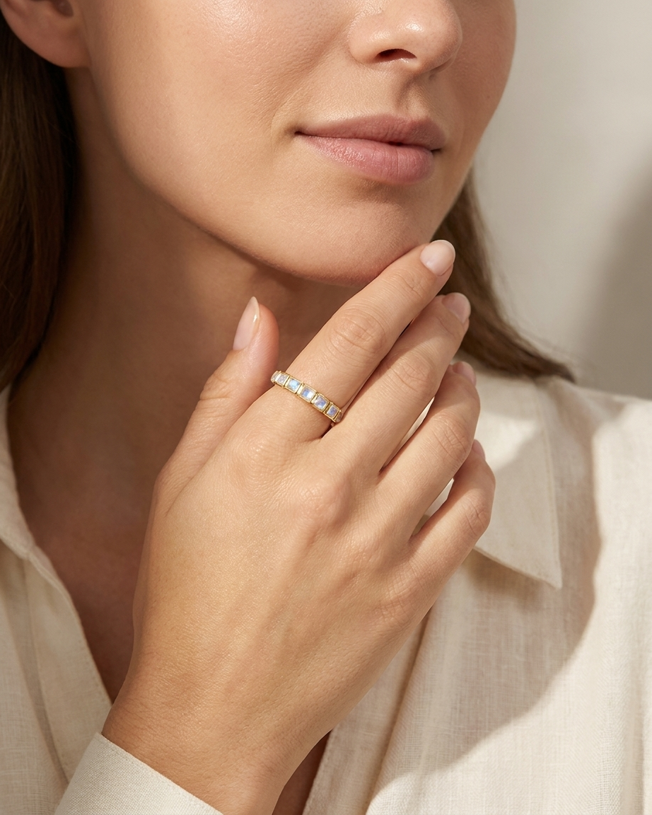 Sereia Ring w/ Moonstones