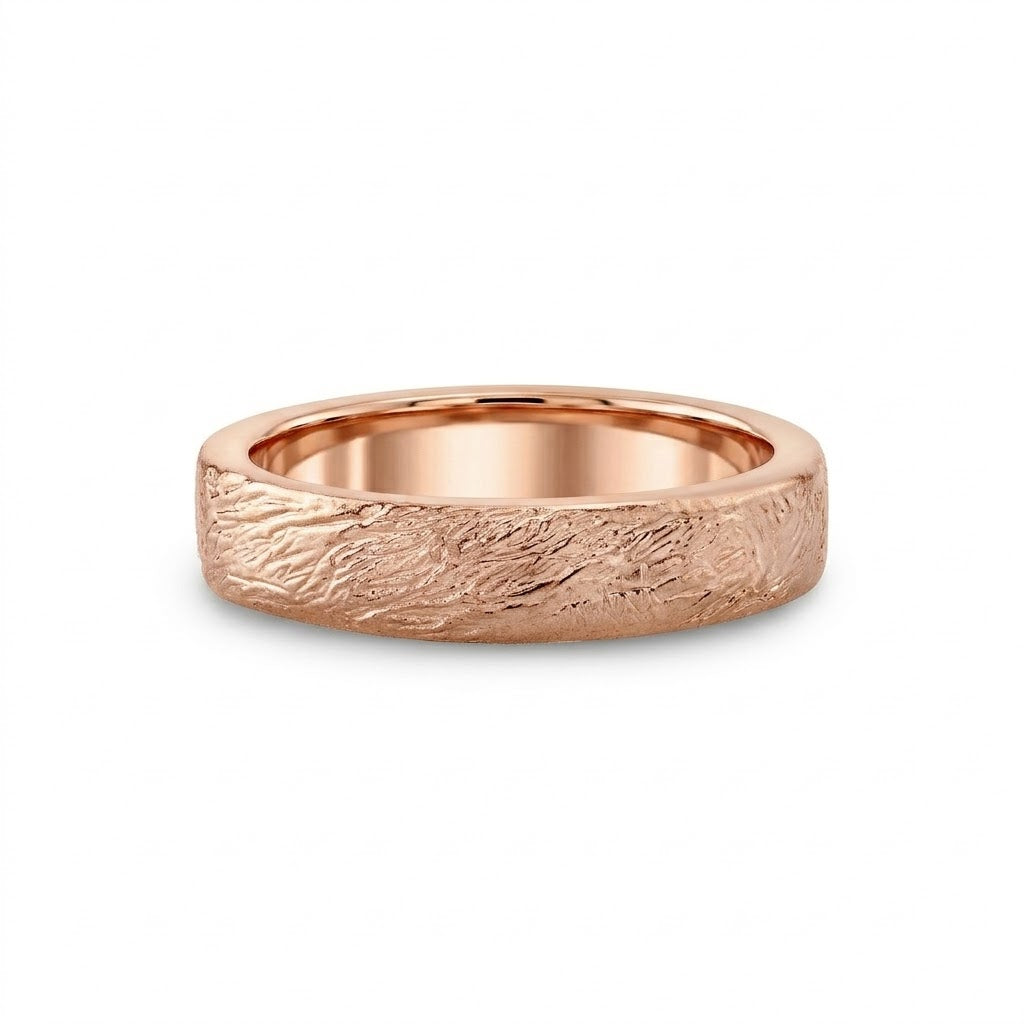 Rough Luxe Wedding Band