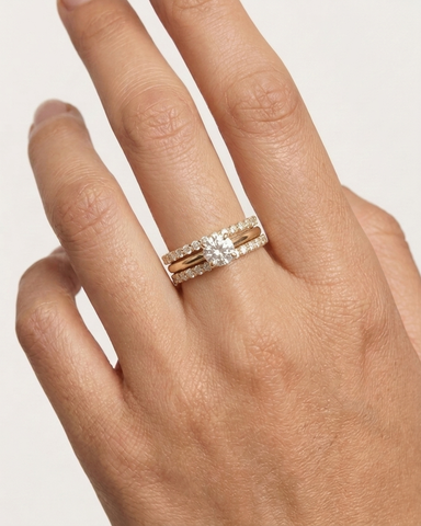 Diamond Double Eternity Ring Jacket